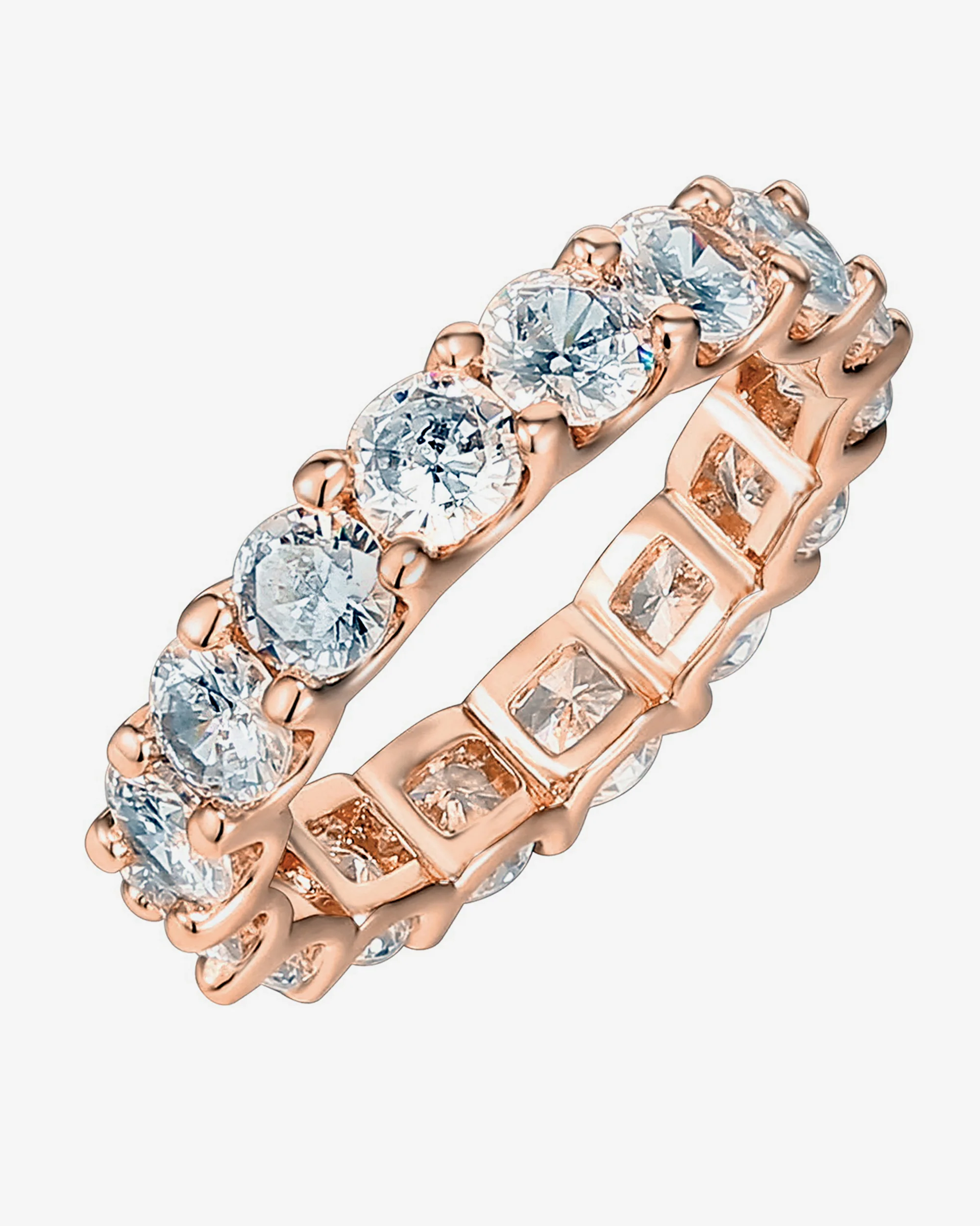 4mm Round Eternity Band - Image 5