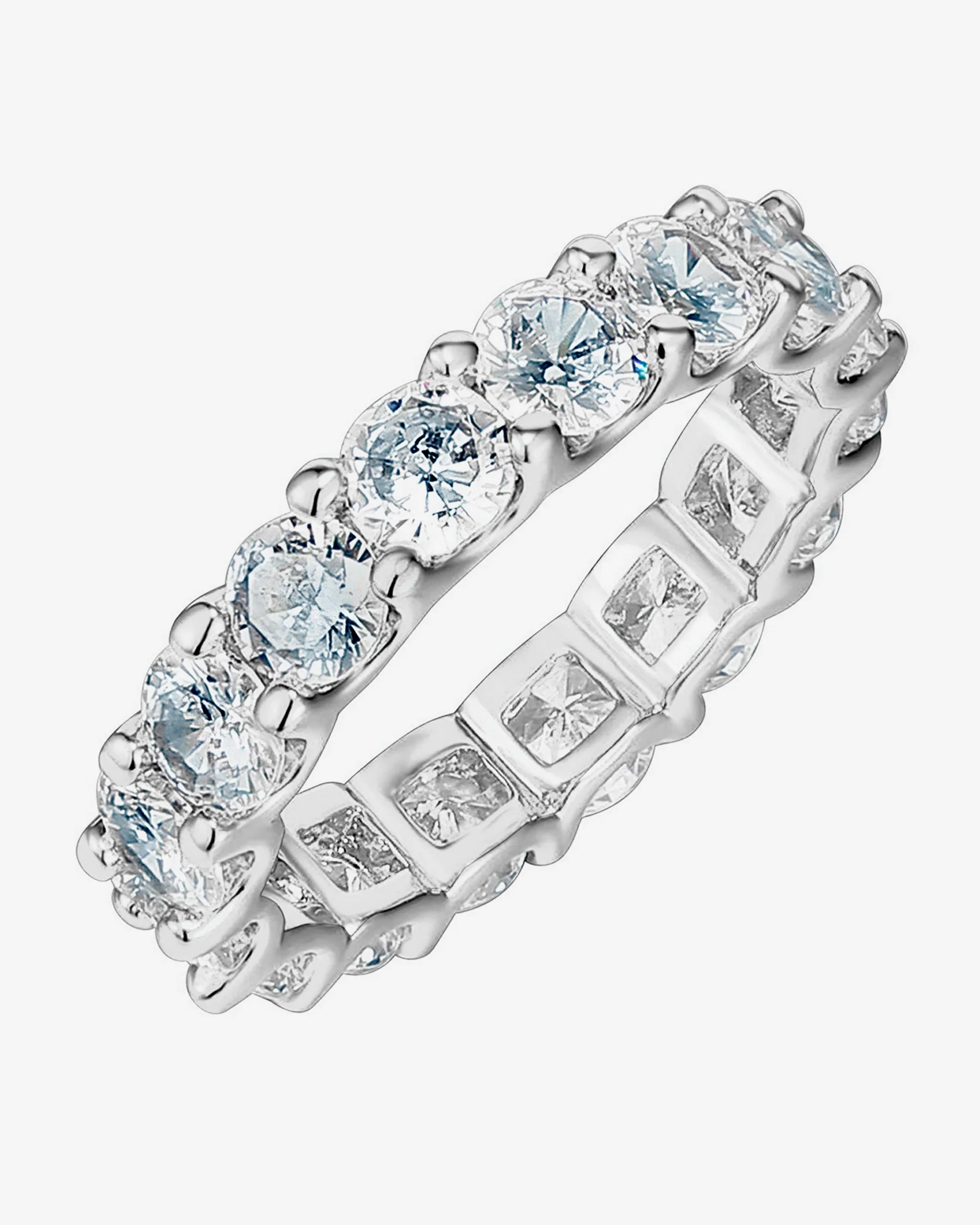 4mm Round Eternity Band - Image 9
