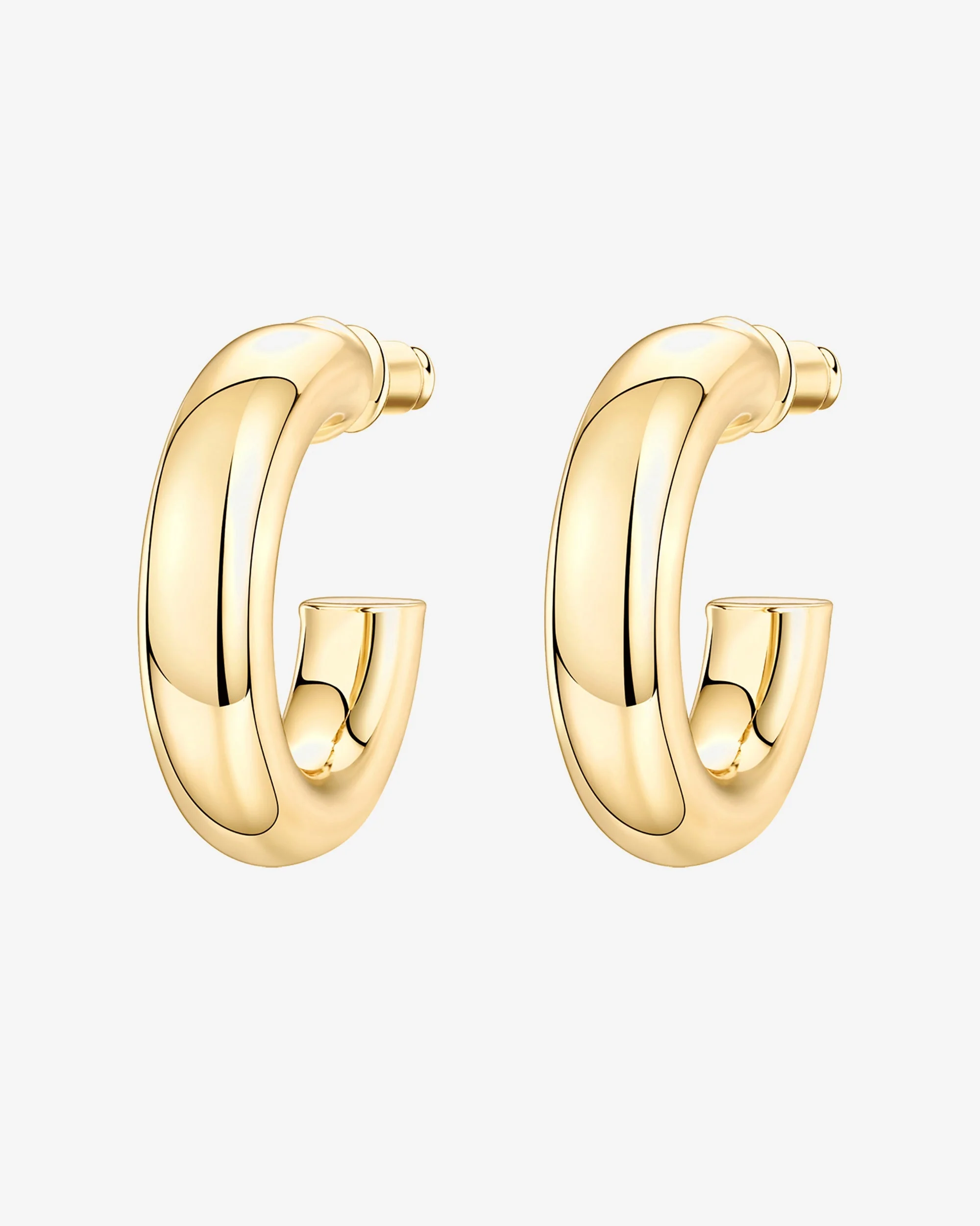 Chunky Open Hoops (6.5mm) - Image 3