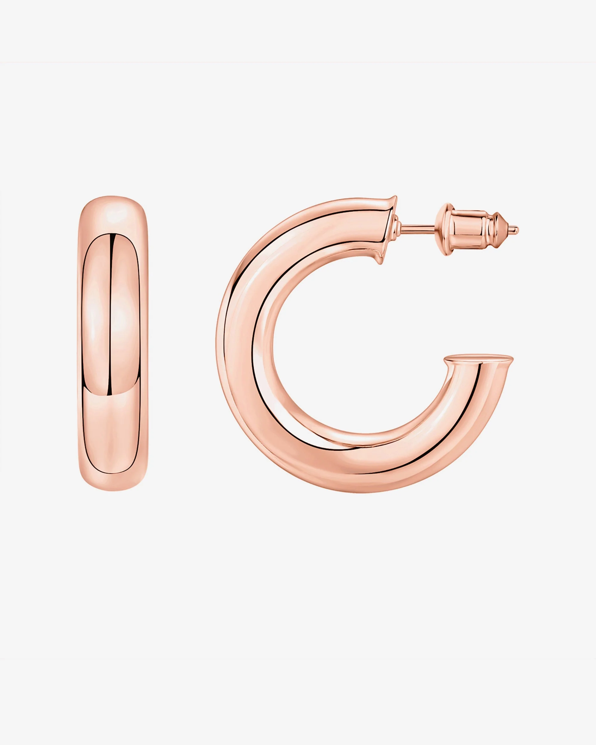 Chunky Open Hoops (6.5mm) - Image 7