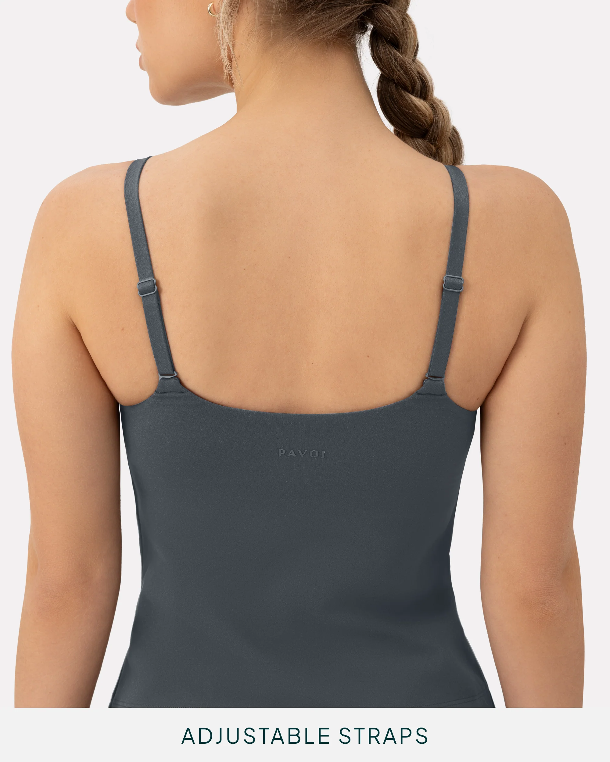 Athleisure Padded Cami Tank Top - Image 26