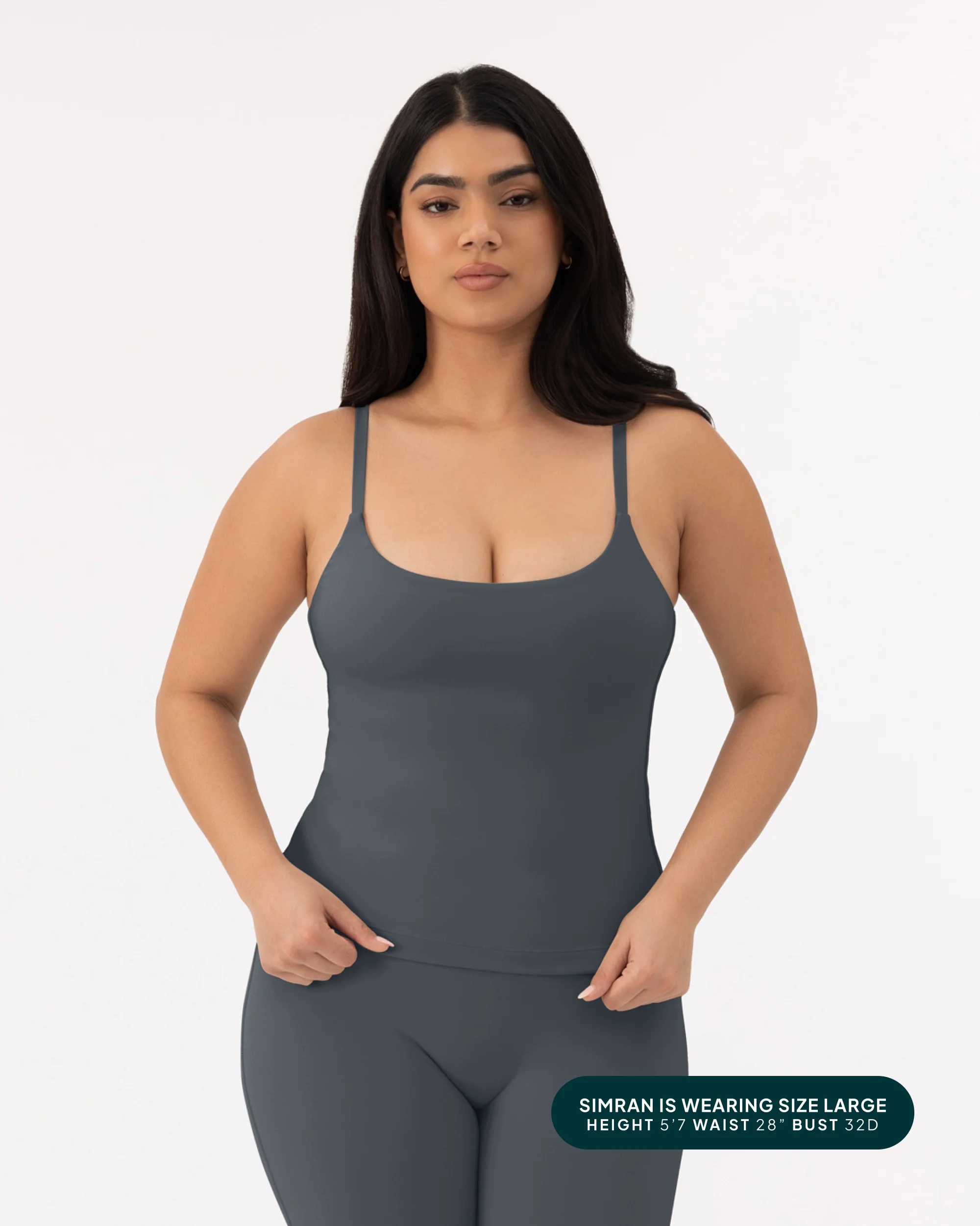 Athleisure Padded Cami Tank Top - Image 30