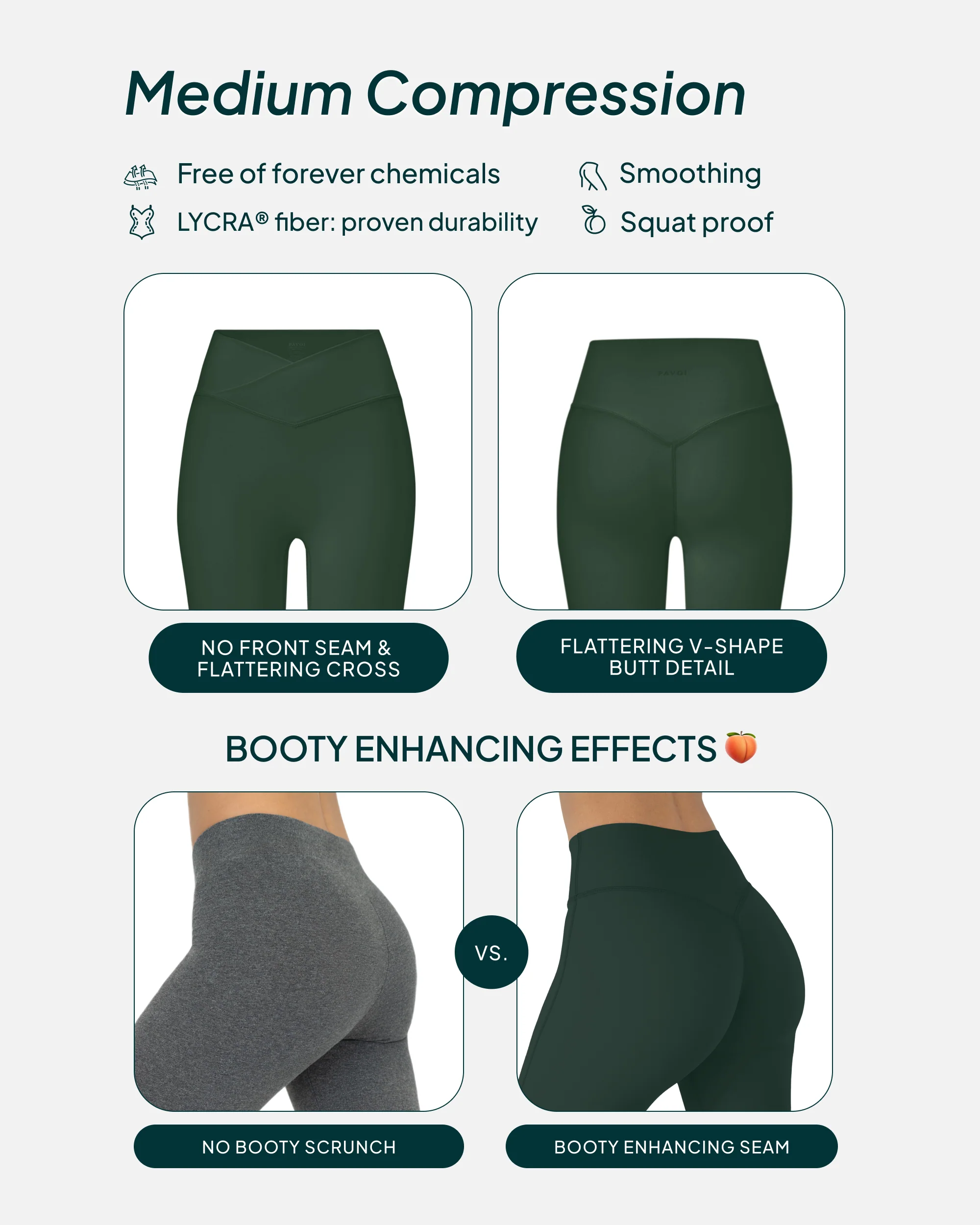 Athleisure Scrunch Crossover Leggings - Image 16
