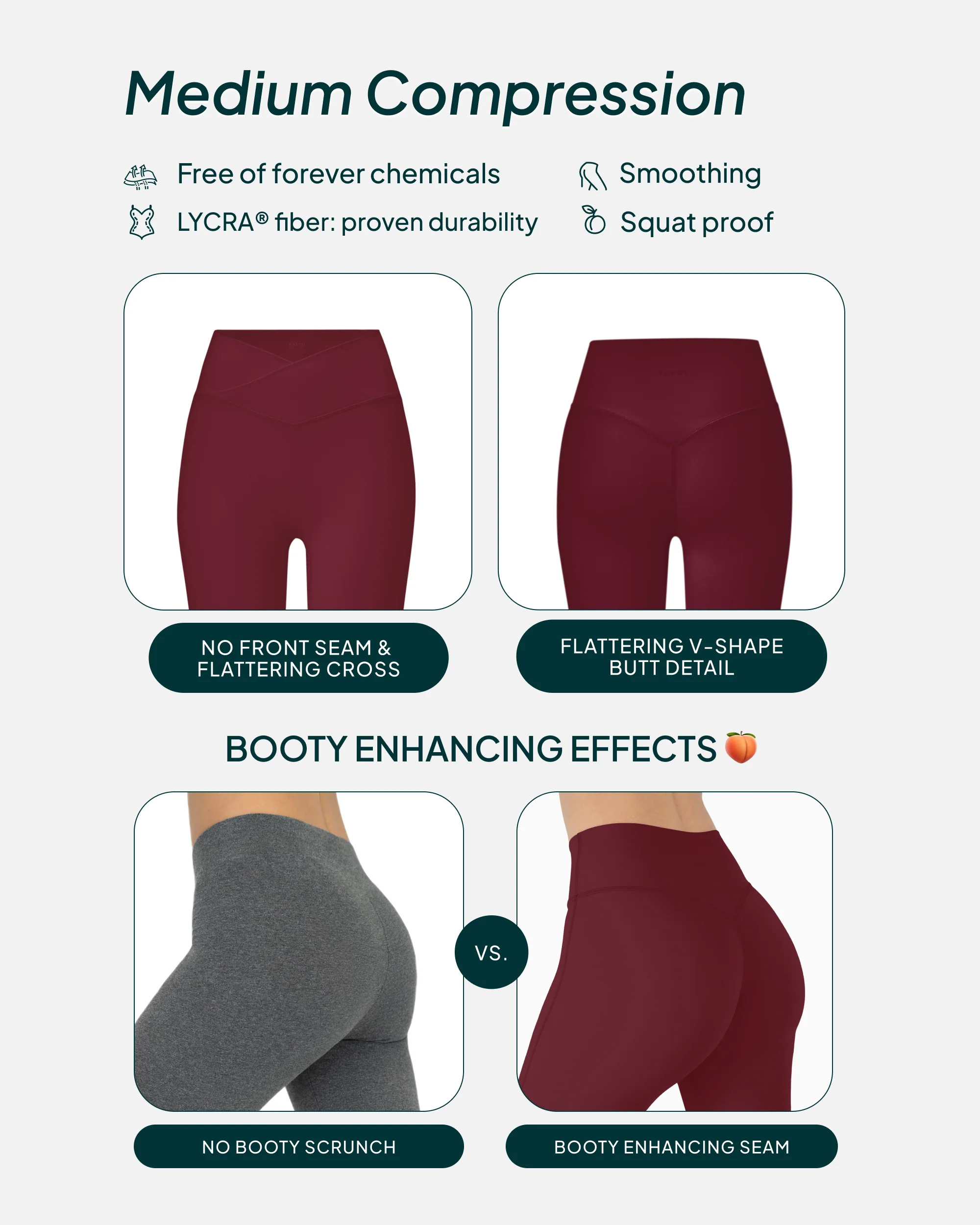 Athleisure Scrunch Crossover Leggings - Image 22