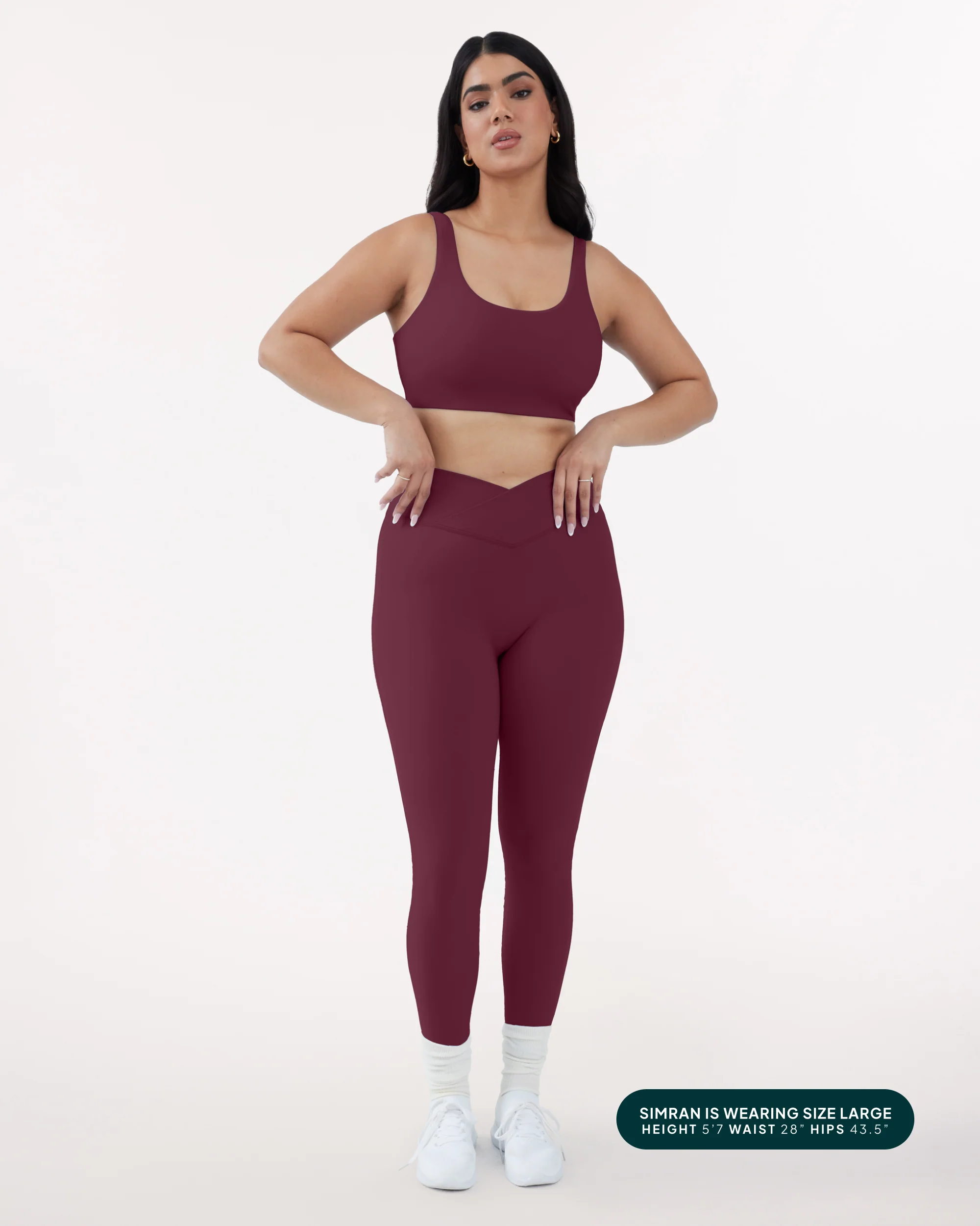 Athleisure Scrunch Crossover Leggings - Image 24