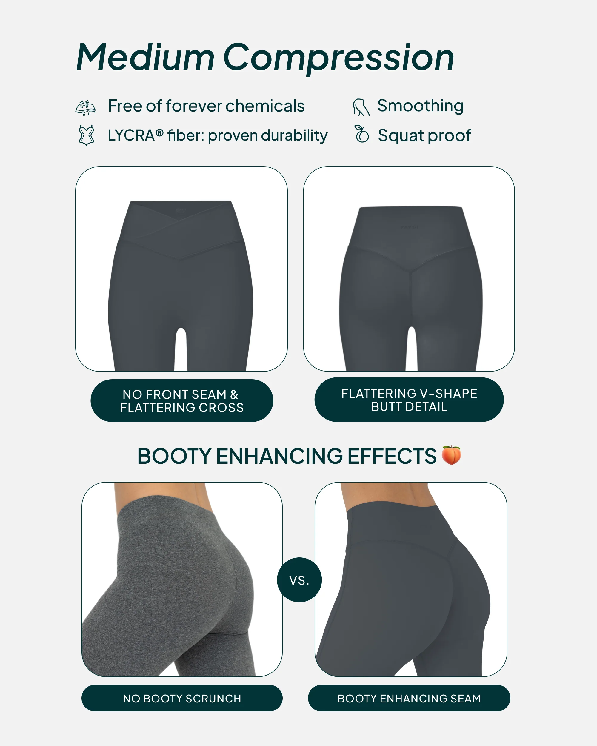 Athleisure Scrunch Crossover Leggings - Image 28
