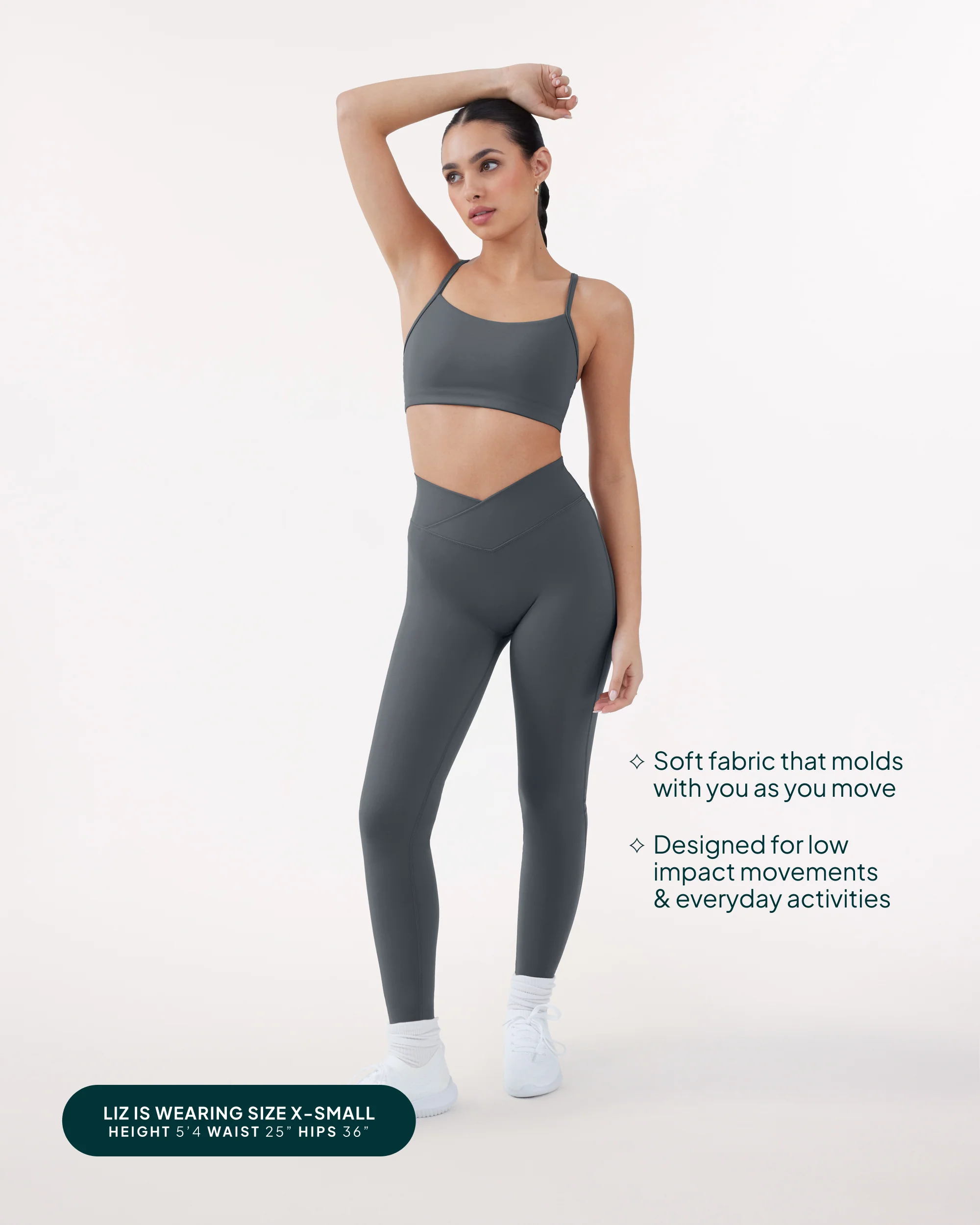 Athleisure Scrunch Crossover Leggings - Image 29