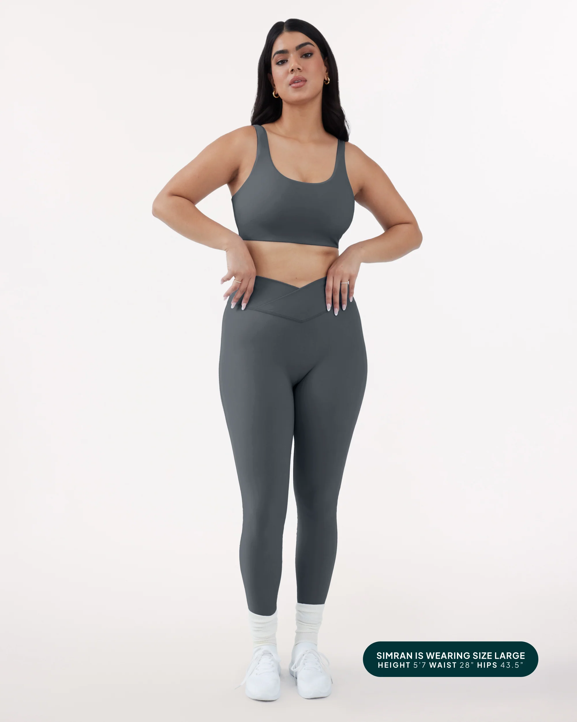 Athleisure Scrunch Crossover Leggings - Image 30