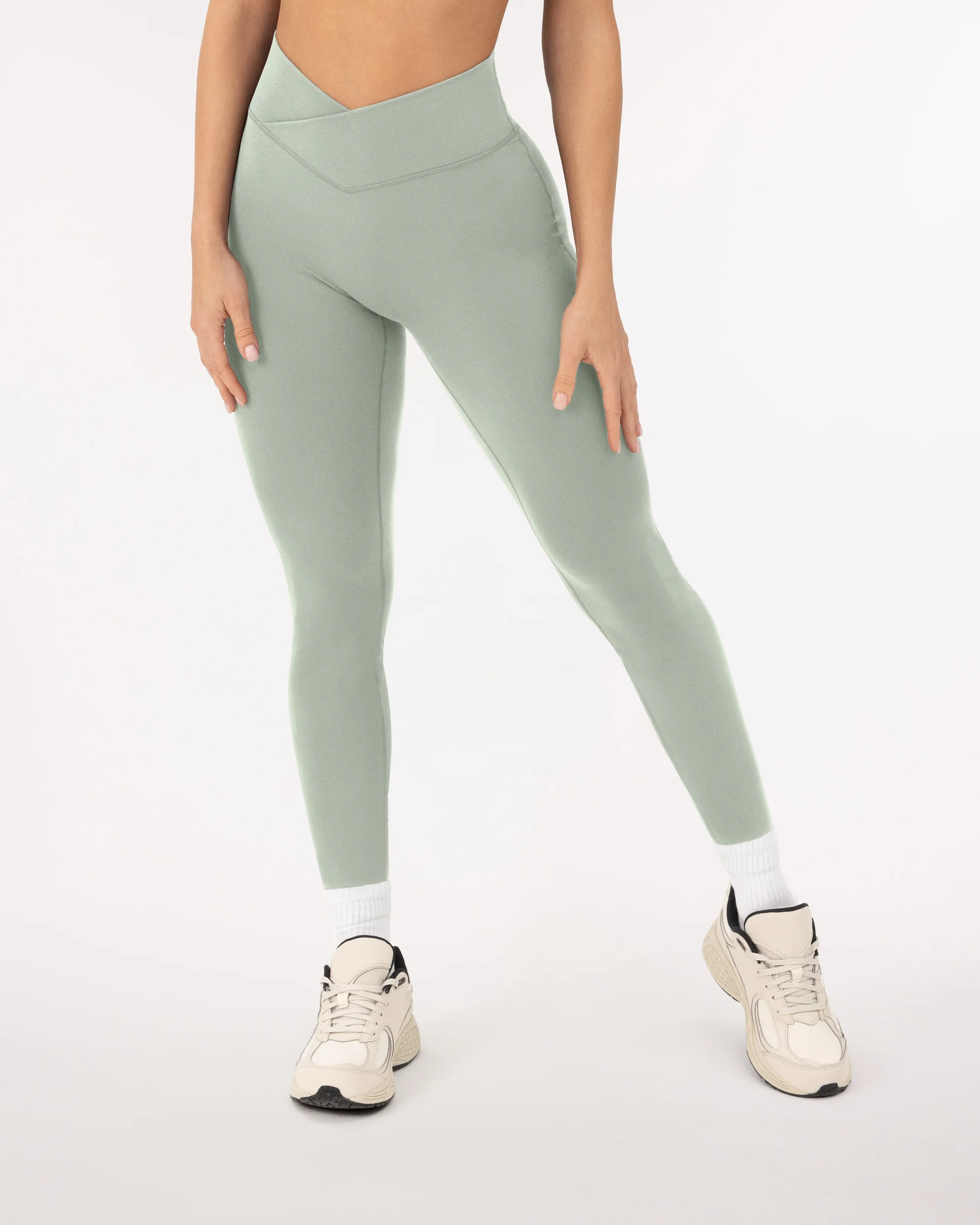 Athleisure Scrunch Crossover Leggings - Image 31