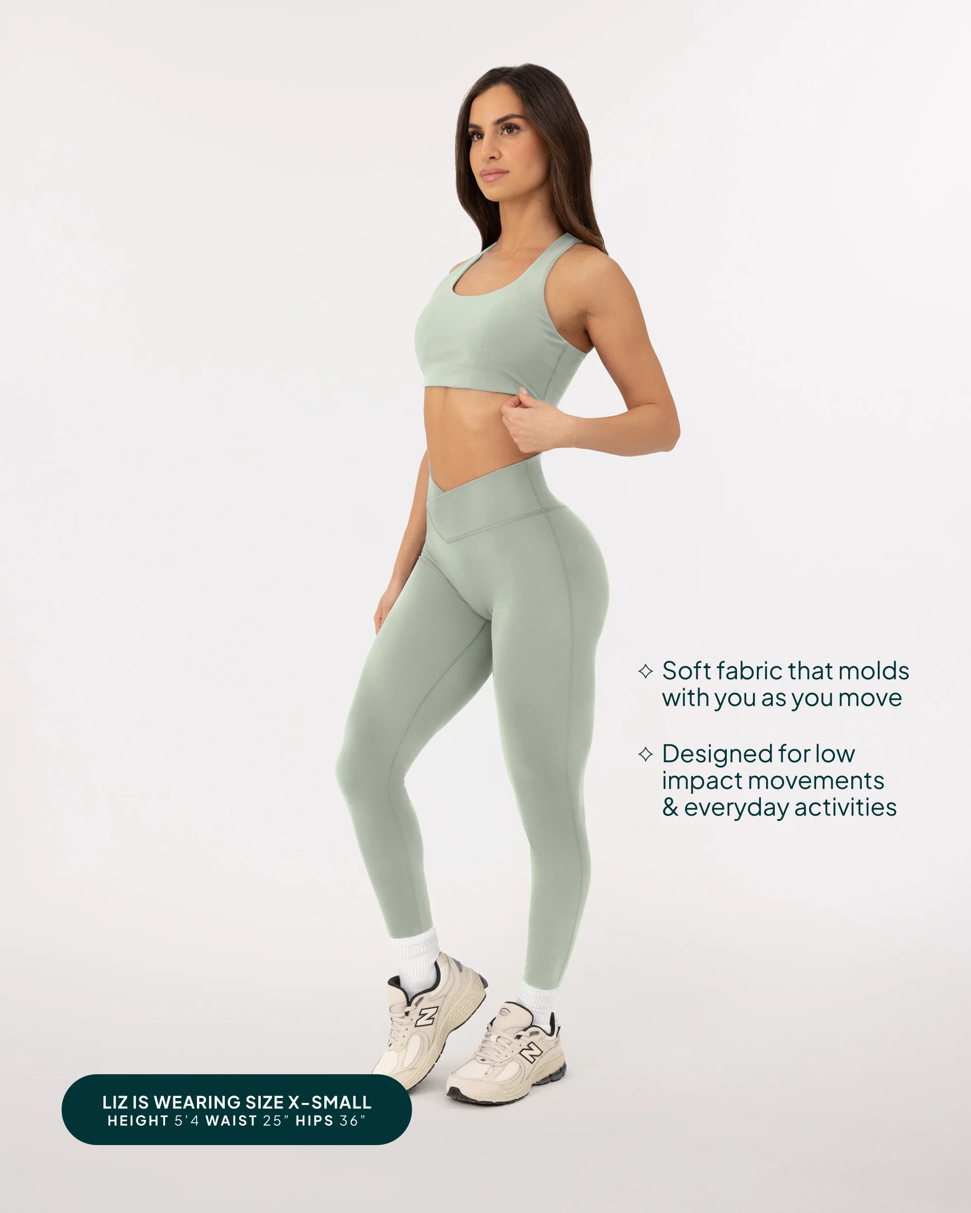 Athleisure Scrunch Crossover Leggings - Image 35
