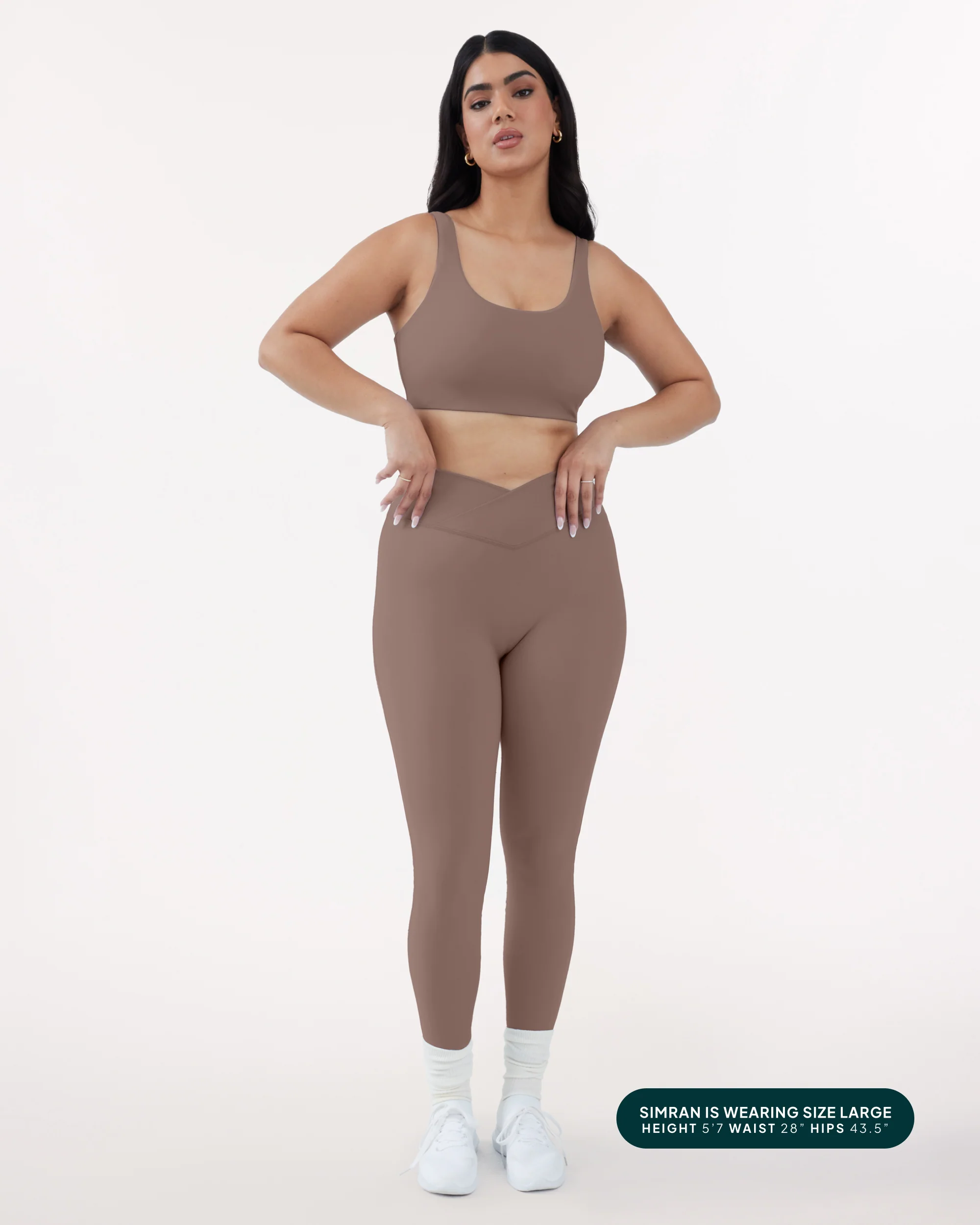 Athleisure Scrunch Crossover Leggings - Image 42