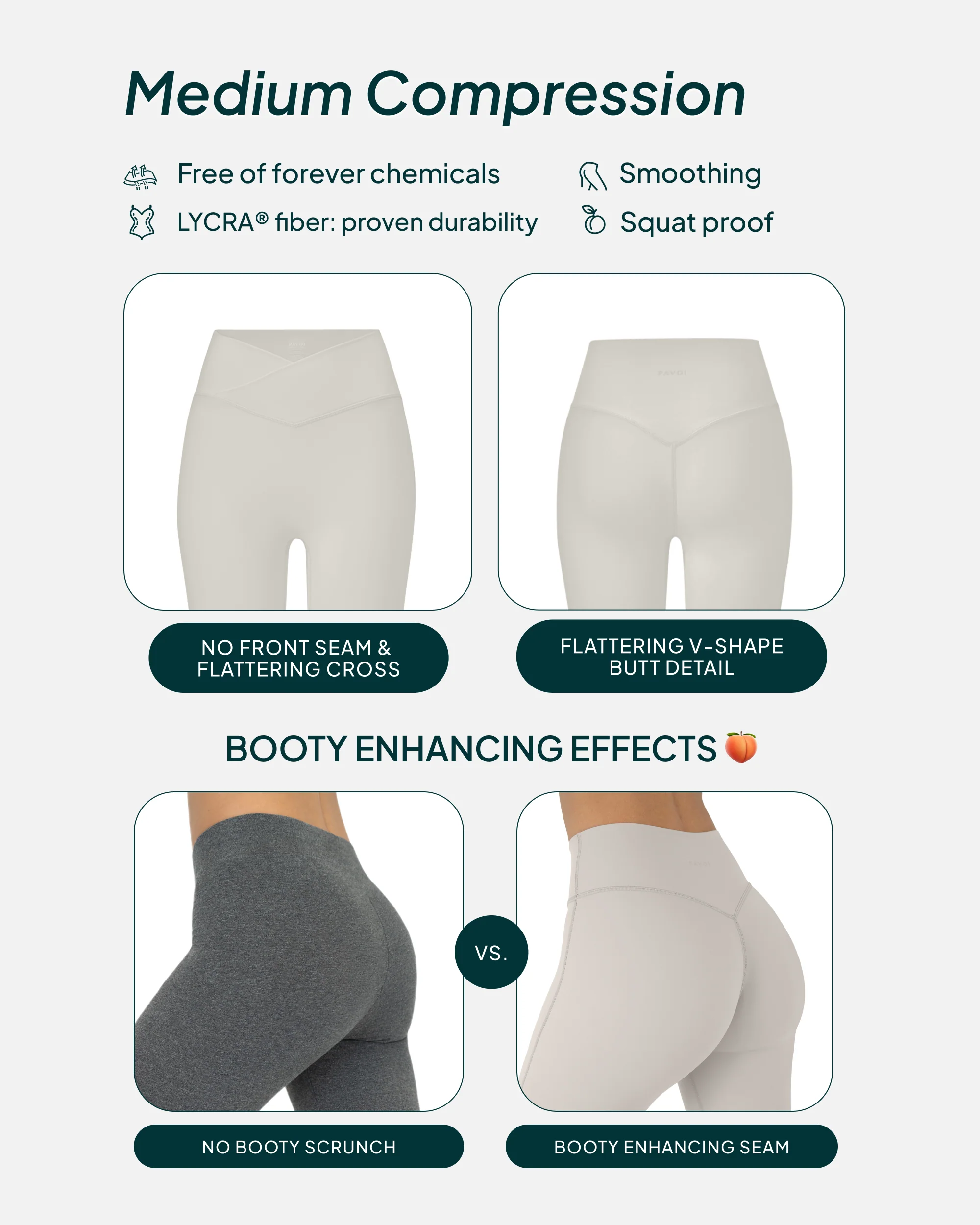 Athleisure Scrunch Crossover Leggings - Image 52