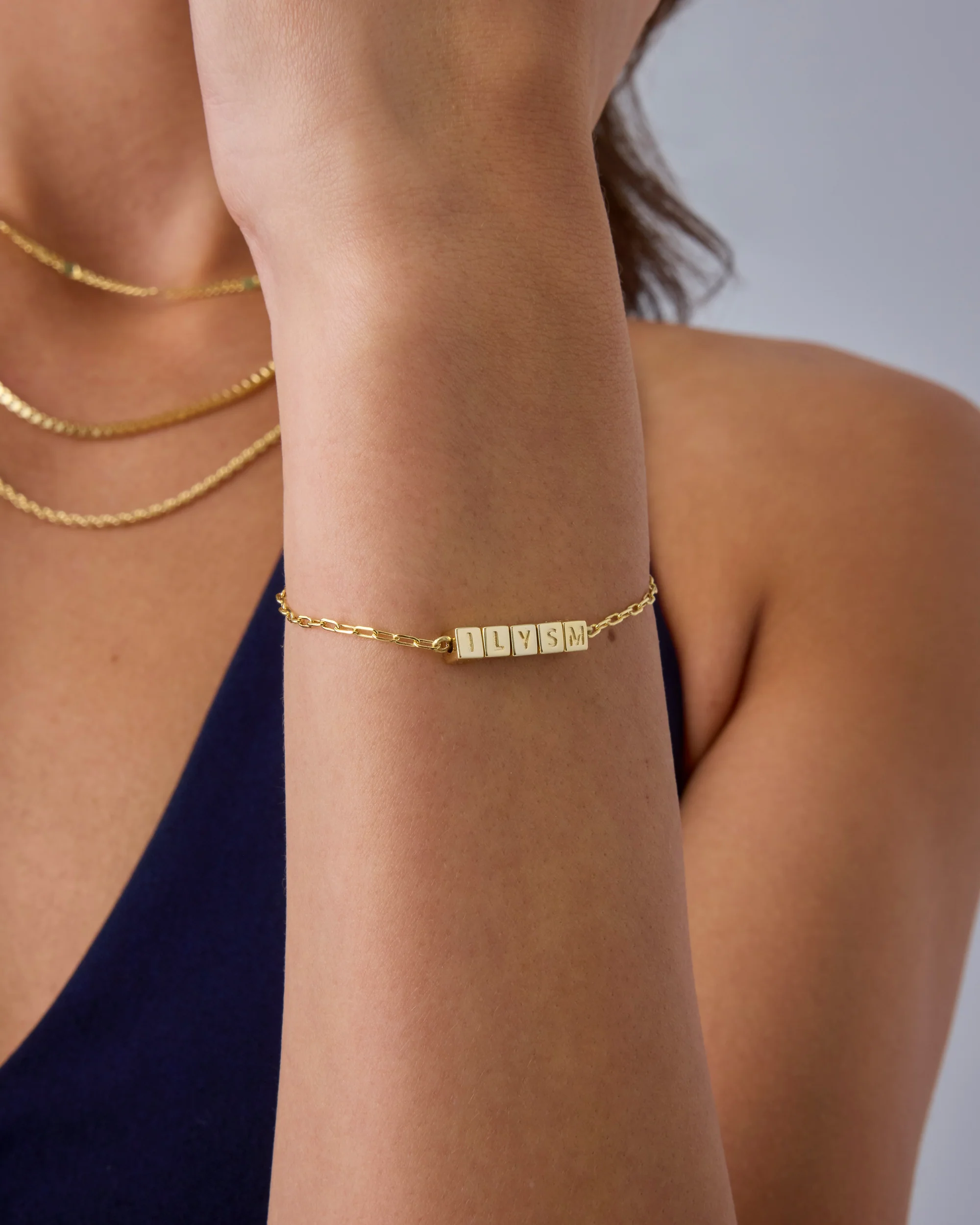 BFF-ILYSM Cube Bracelet - Image 10