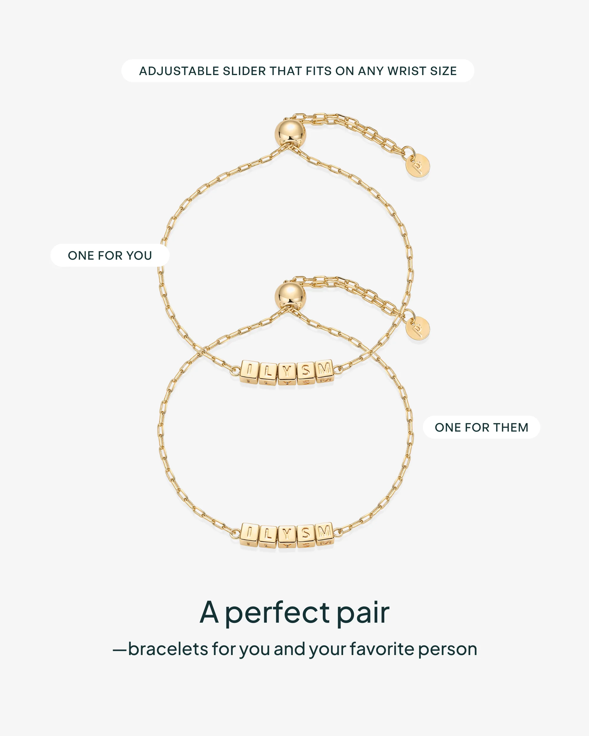 BFF-ILYSM Cube Bracelet - Image 11