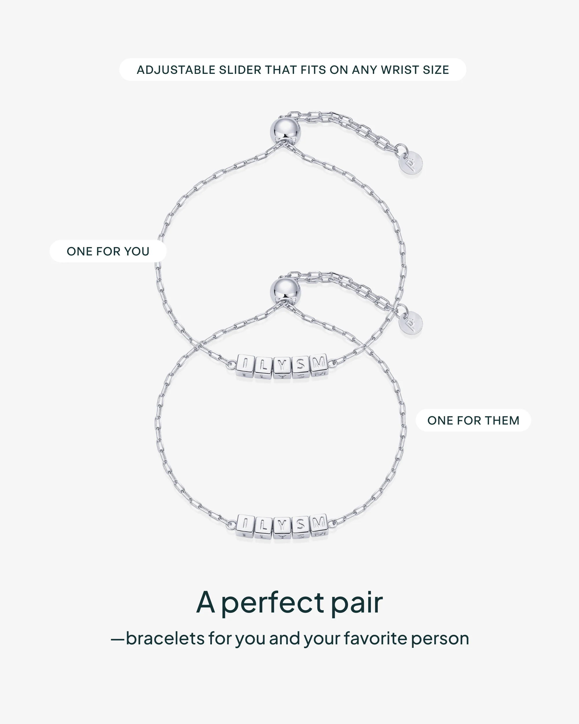 BFF-ILYSM Cube Bracelet - Image 15