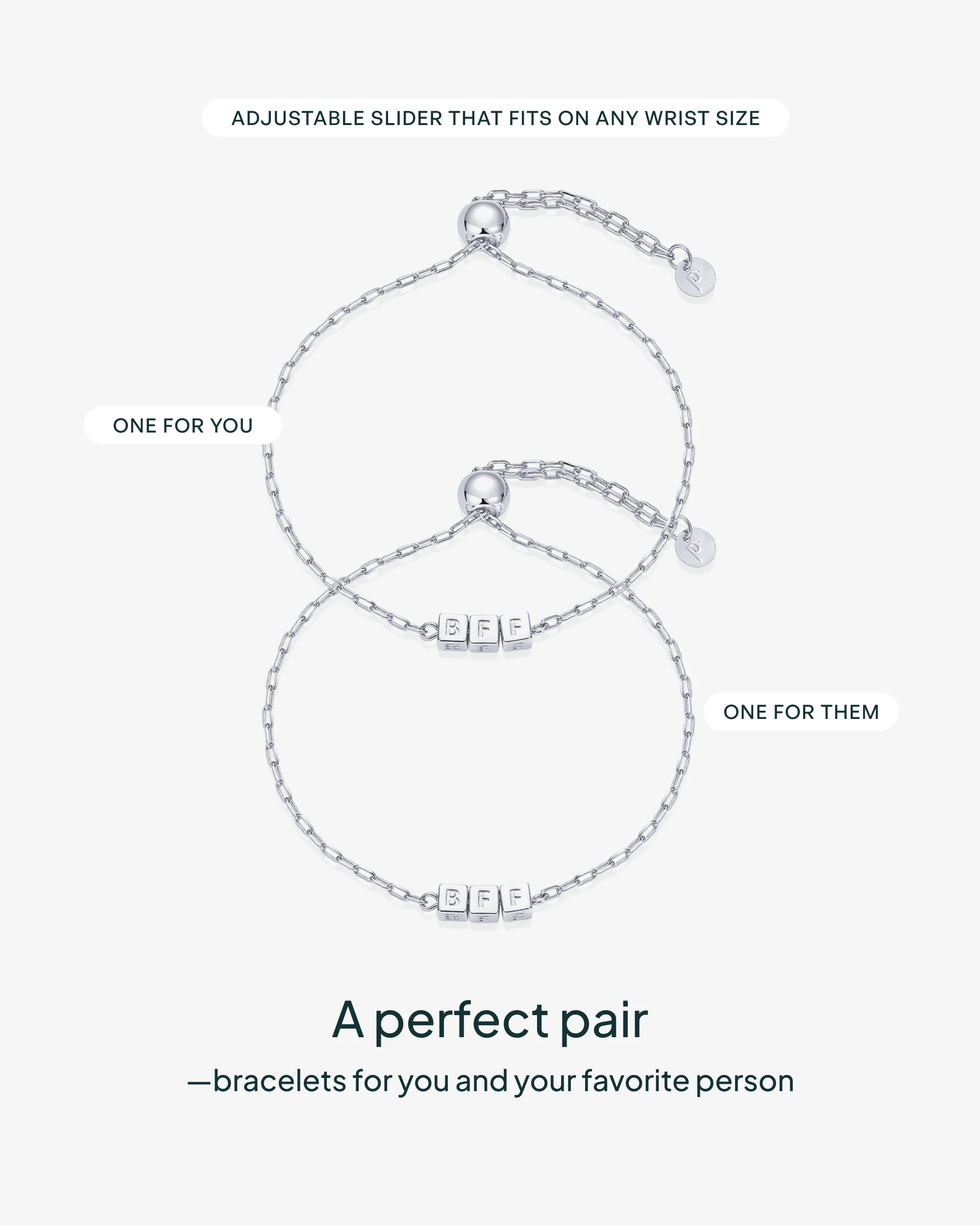 BFF-ILYSM Cube Bracelet - Image 7
