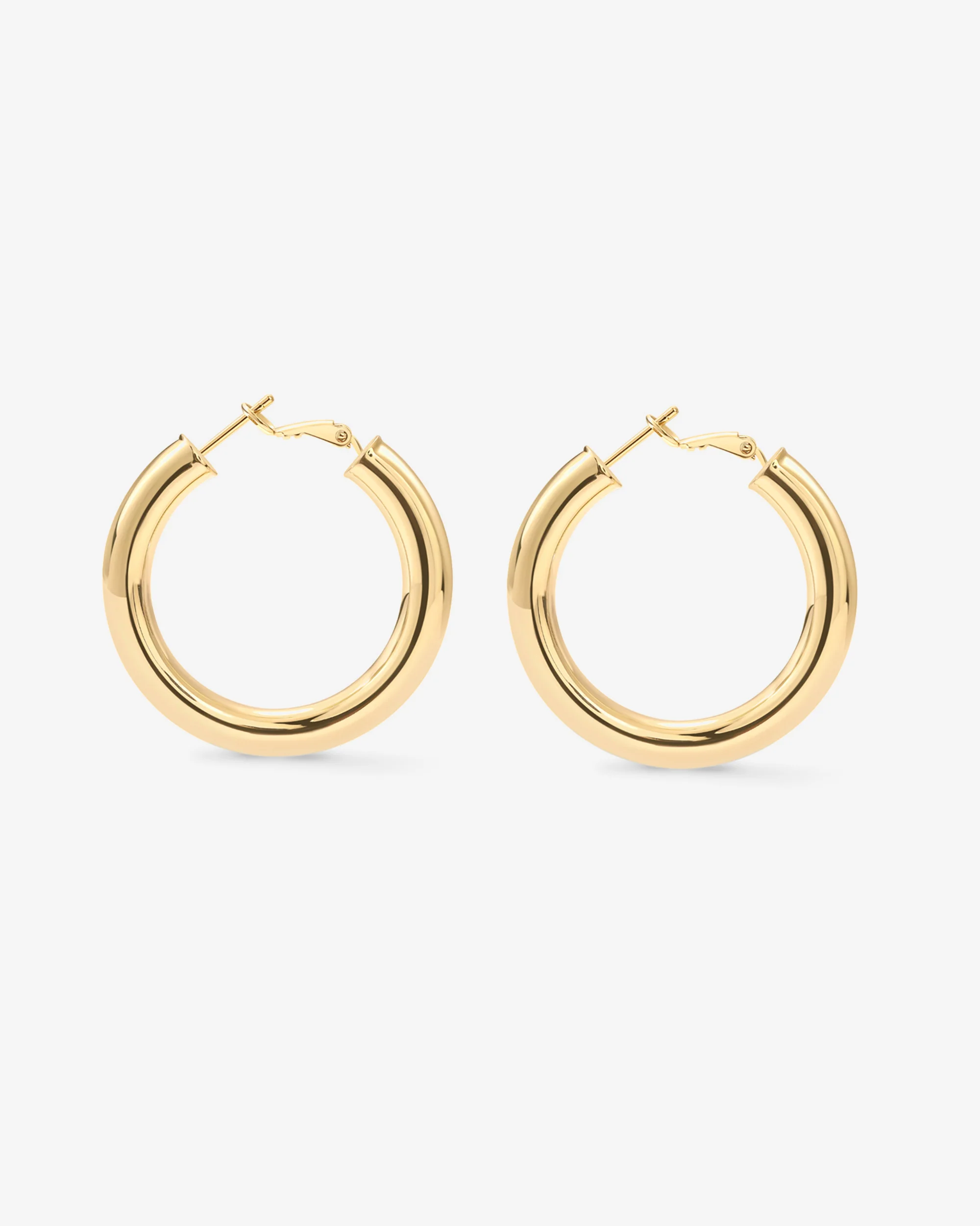 Clasp Back Chunky Hoops - Image 15