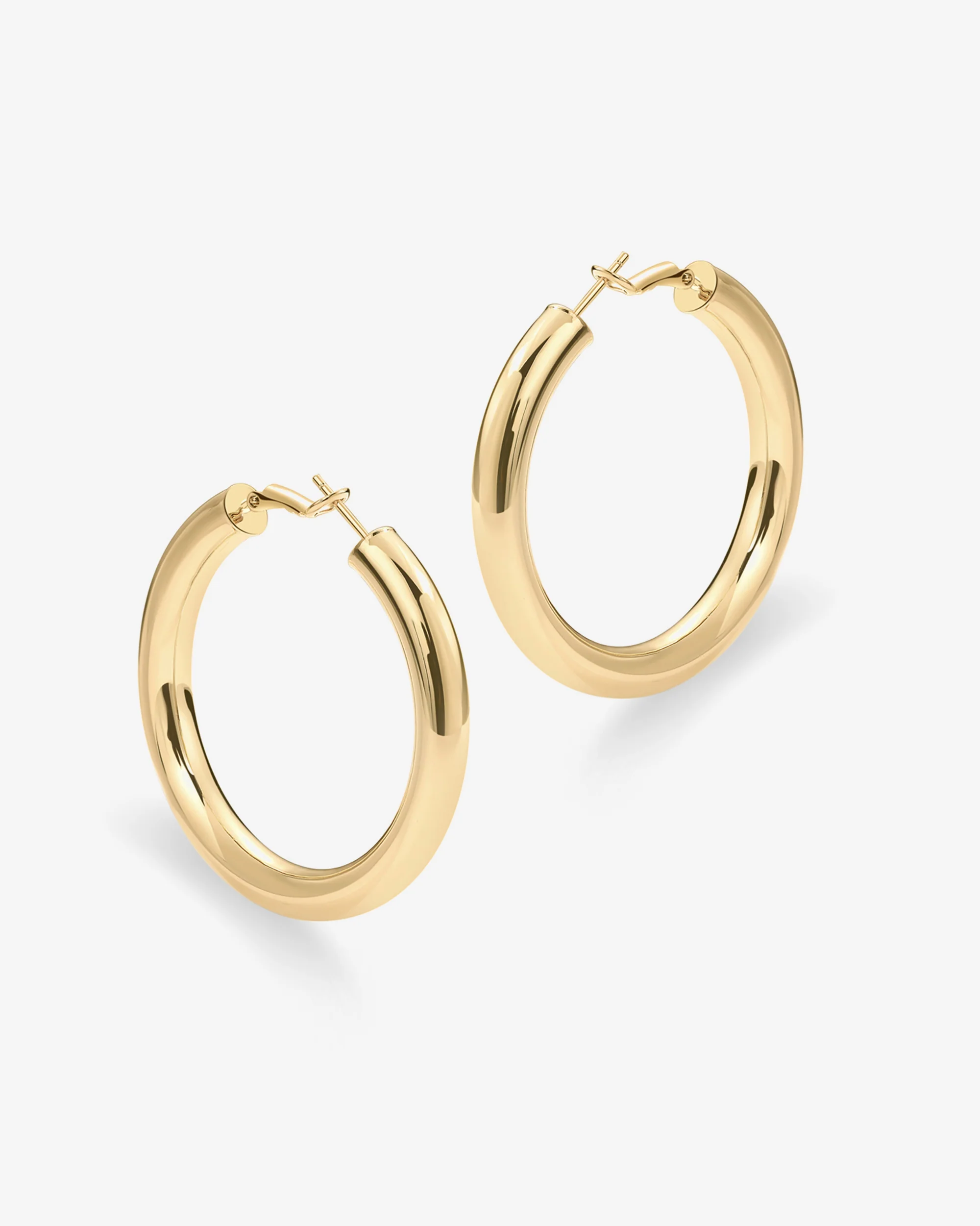 Clasp Back Chunky Hoops - Image 19