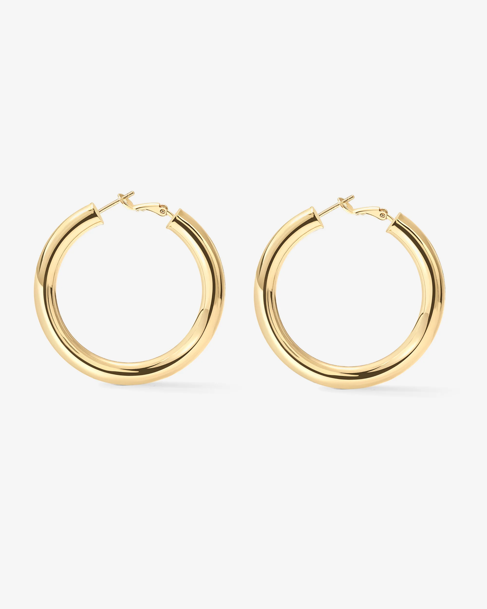 Clasp Back Chunky Hoops - Image 20