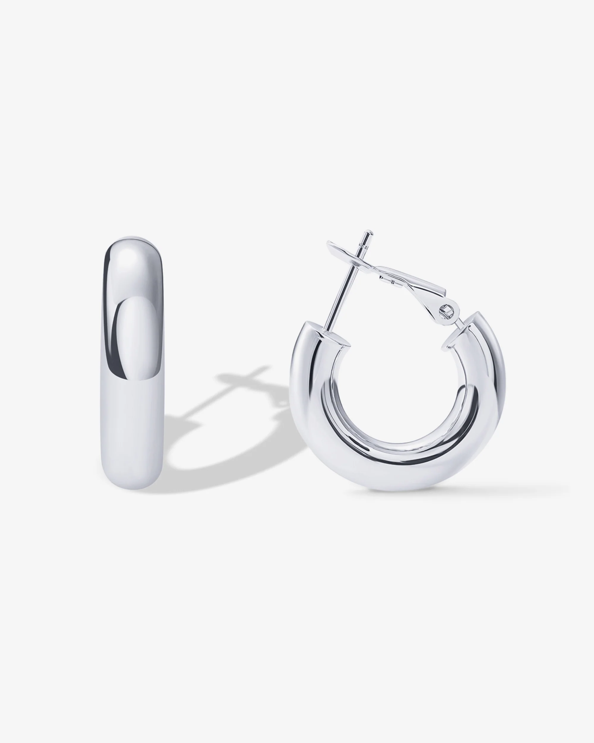 Clasp Back Chunky Hoops - Image 22