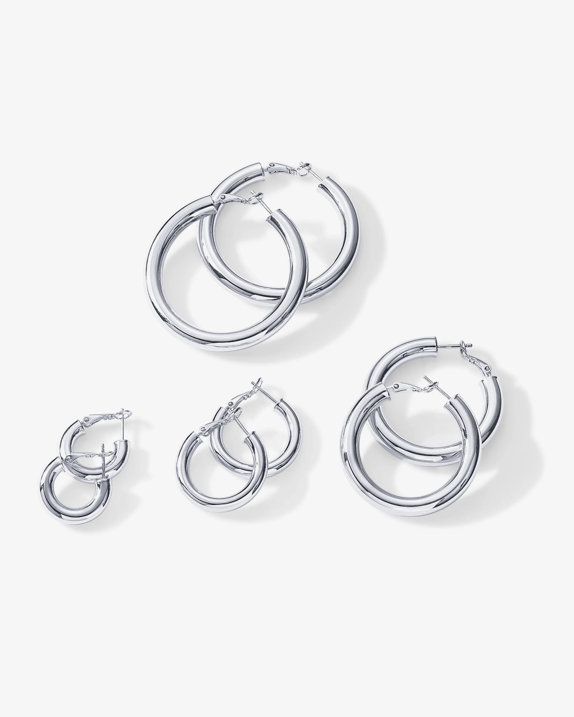 Clasp Back Chunky Hoops - Image 24
