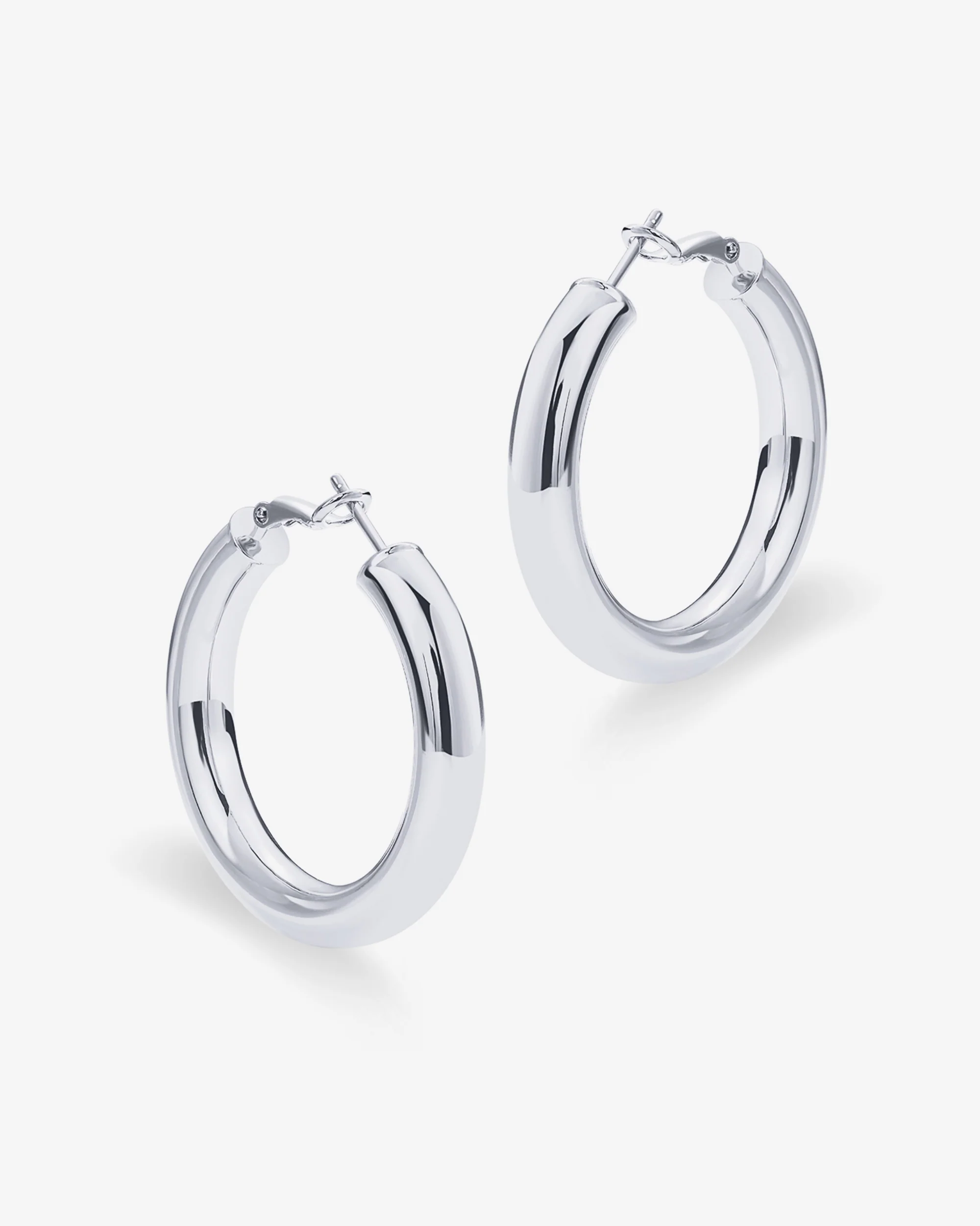 Clasp Back Chunky Hoops - Image 35