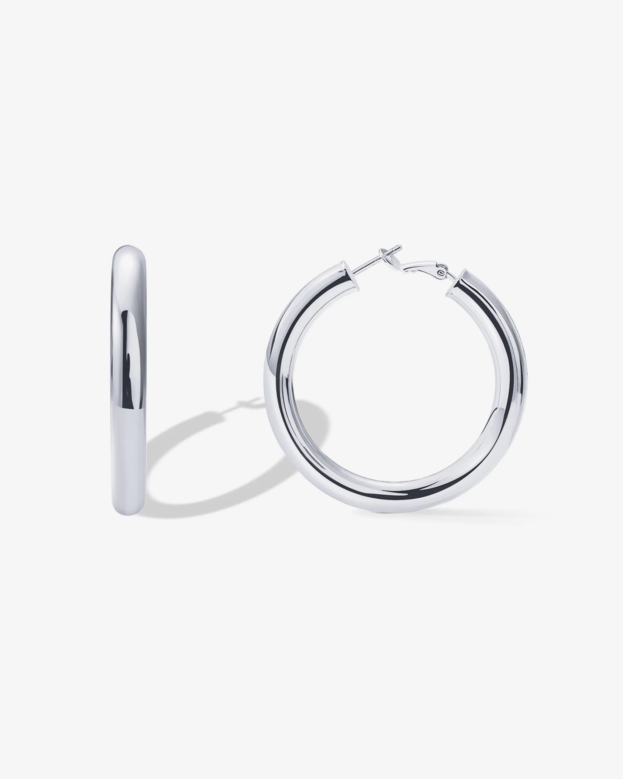 Clasp Back Chunky Hoops - Image 38