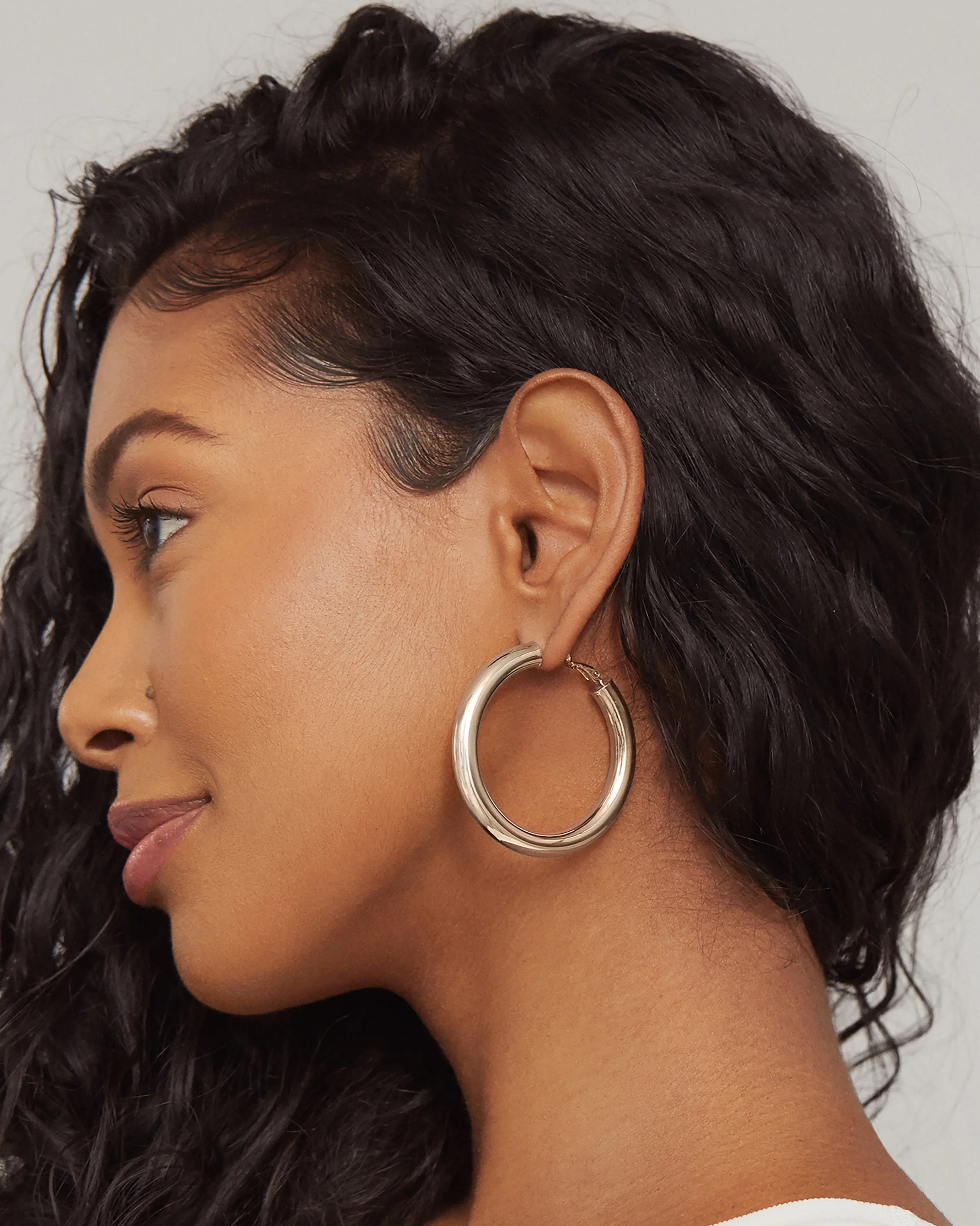 Clasp Back Chunky Hoops - Image 39