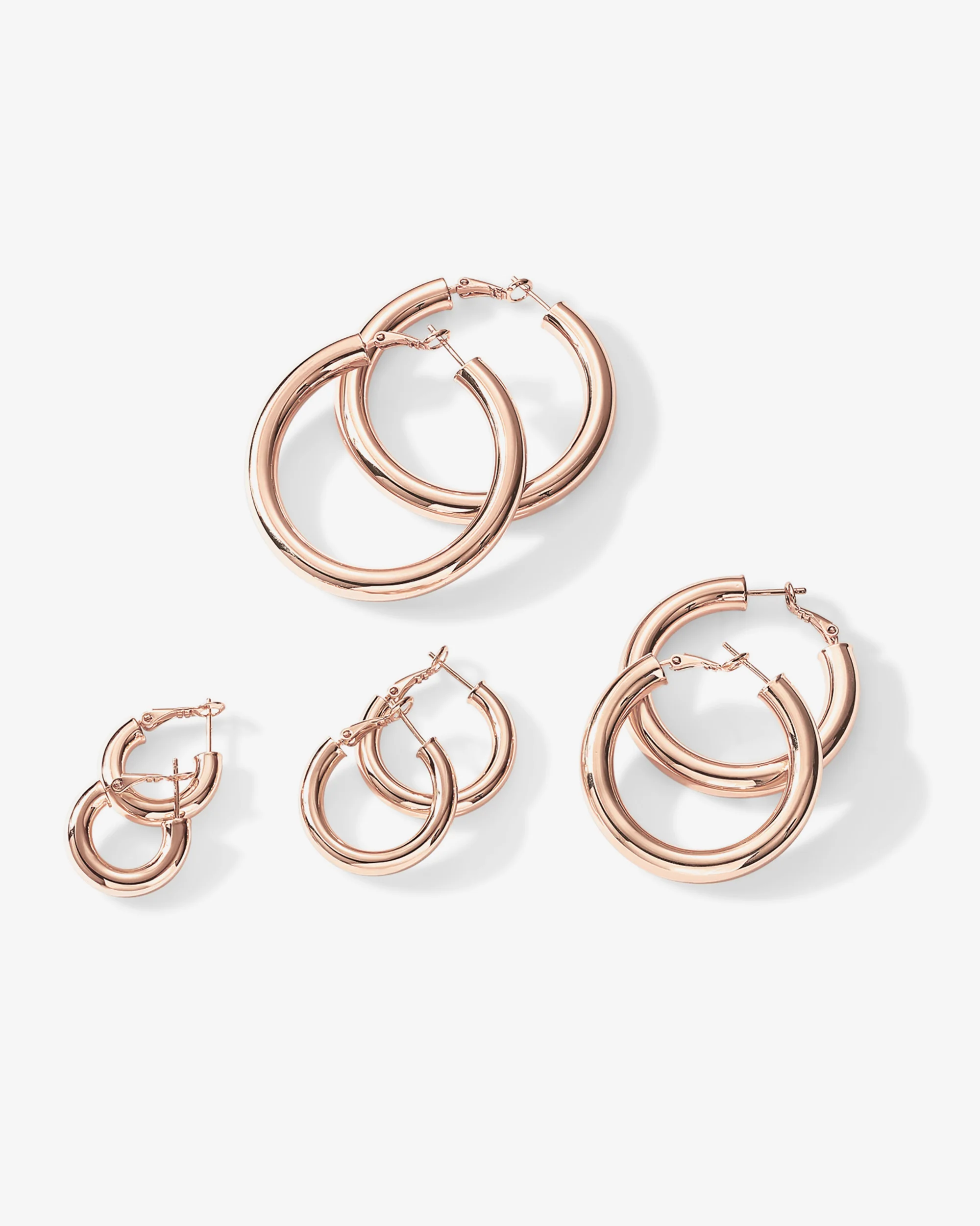 Clasp Back Chunky Hoops - Image 45