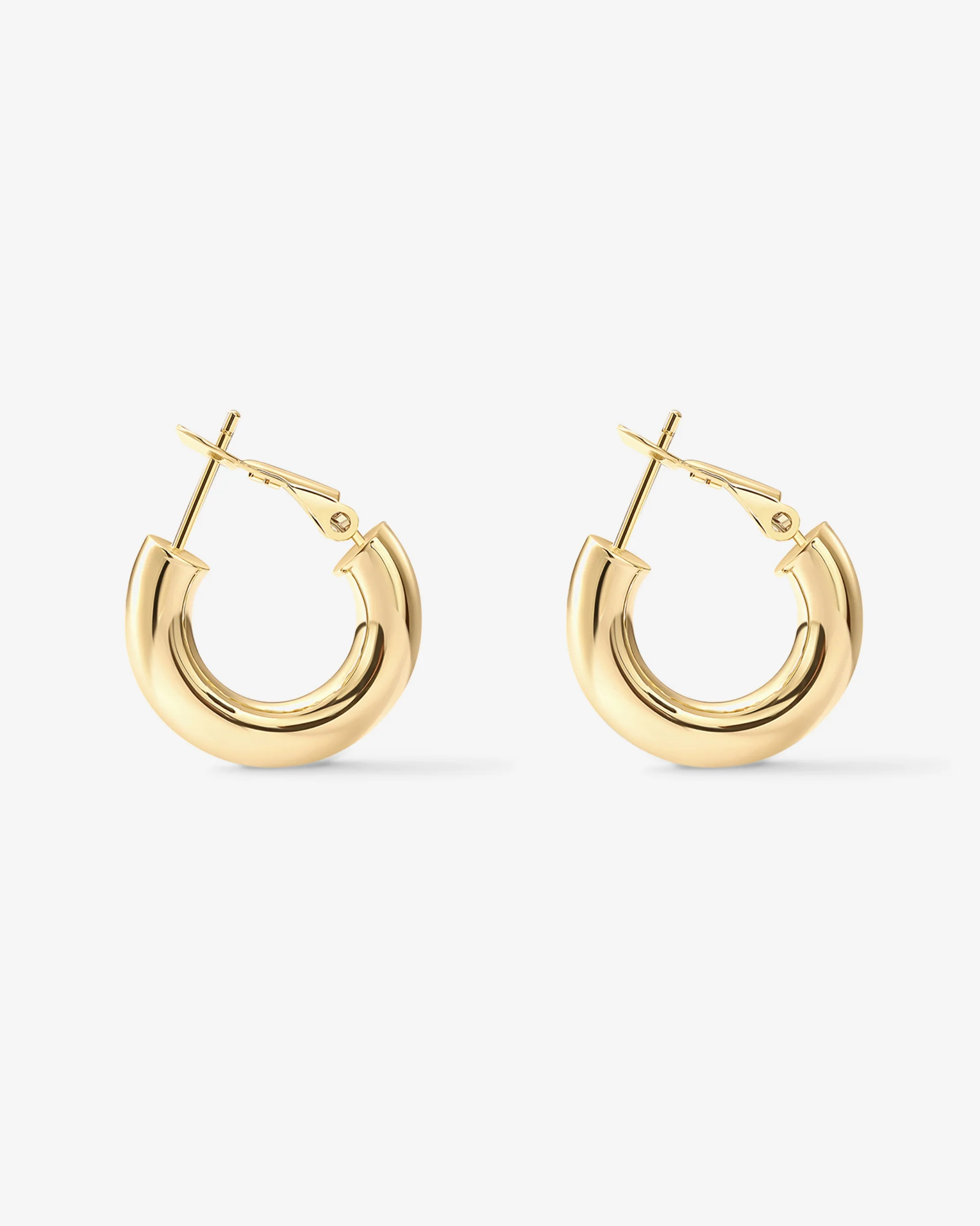 Clasp Back Chunky Hoops - Image 5