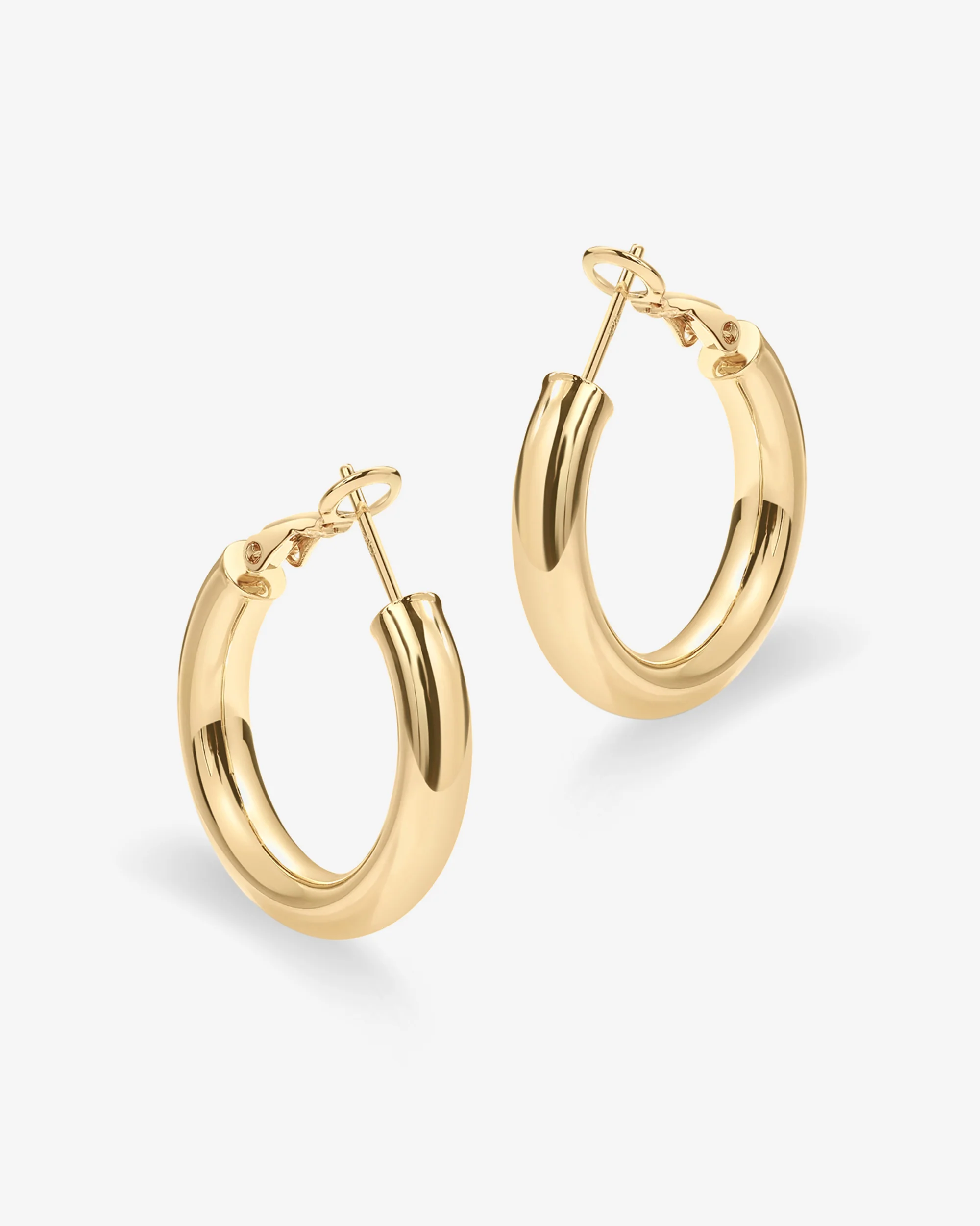 Clasp Back Chunky Hoops - Image 9