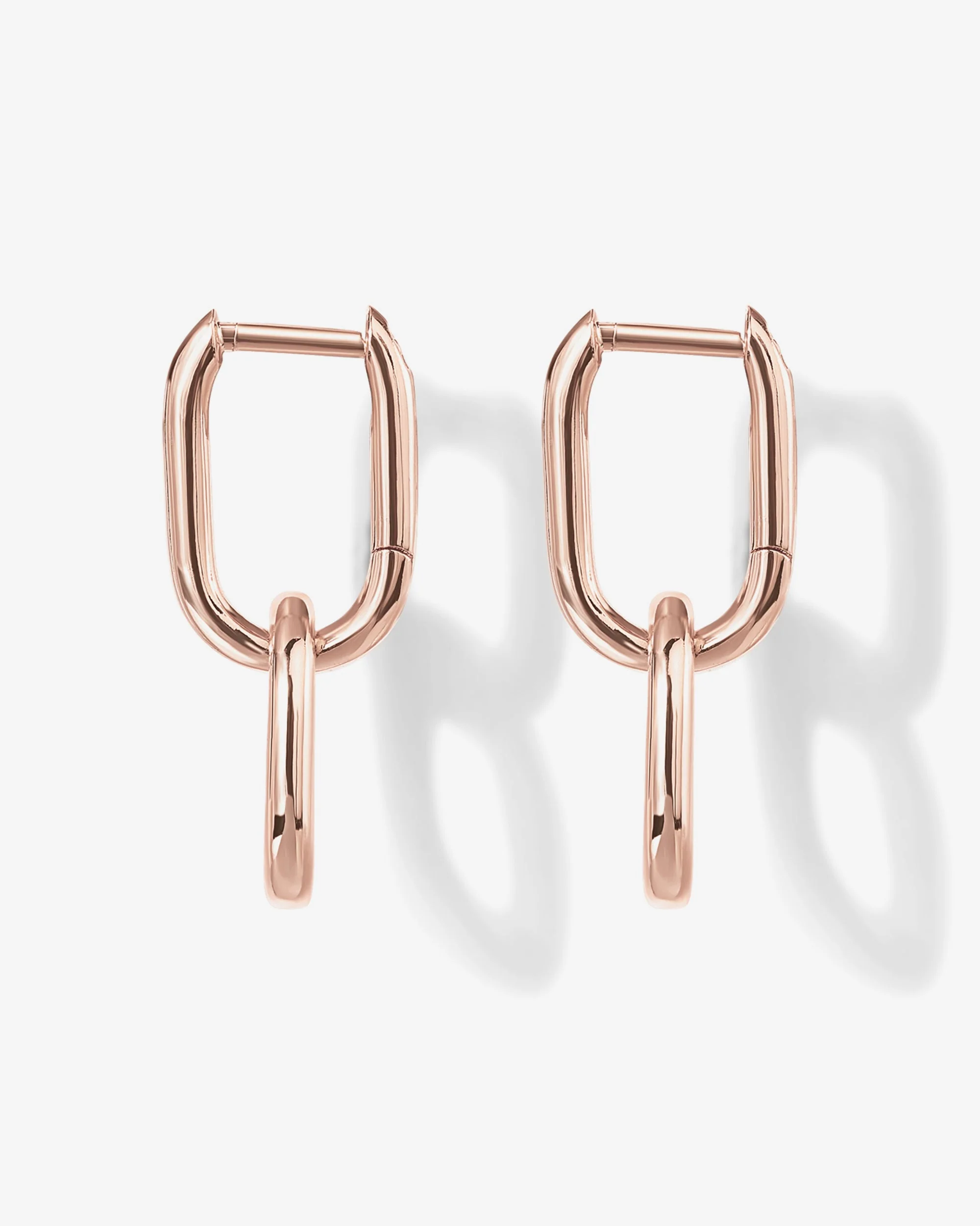 Convertible Paper Clip Link Hoops - Image 17
