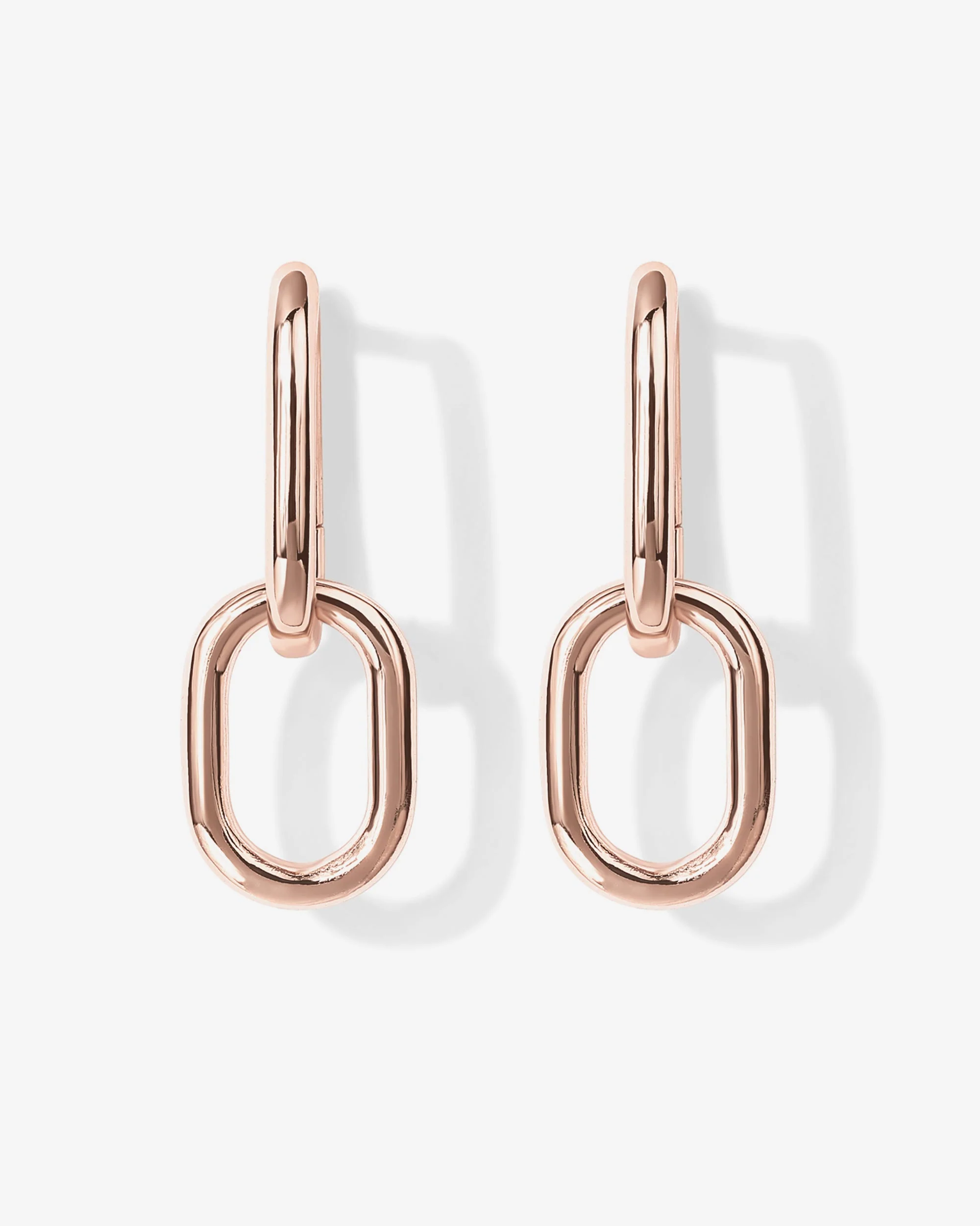 Convertible Paper Clip Link Hoops - Image 18