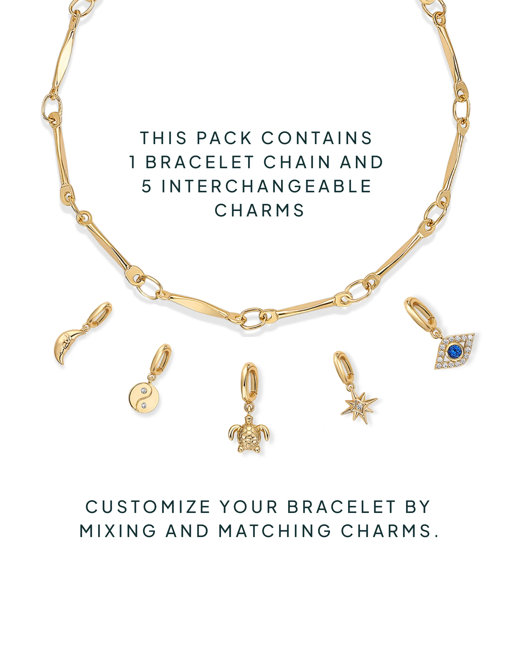 Cosmic Drip Charm Bracelet Set - Image 5