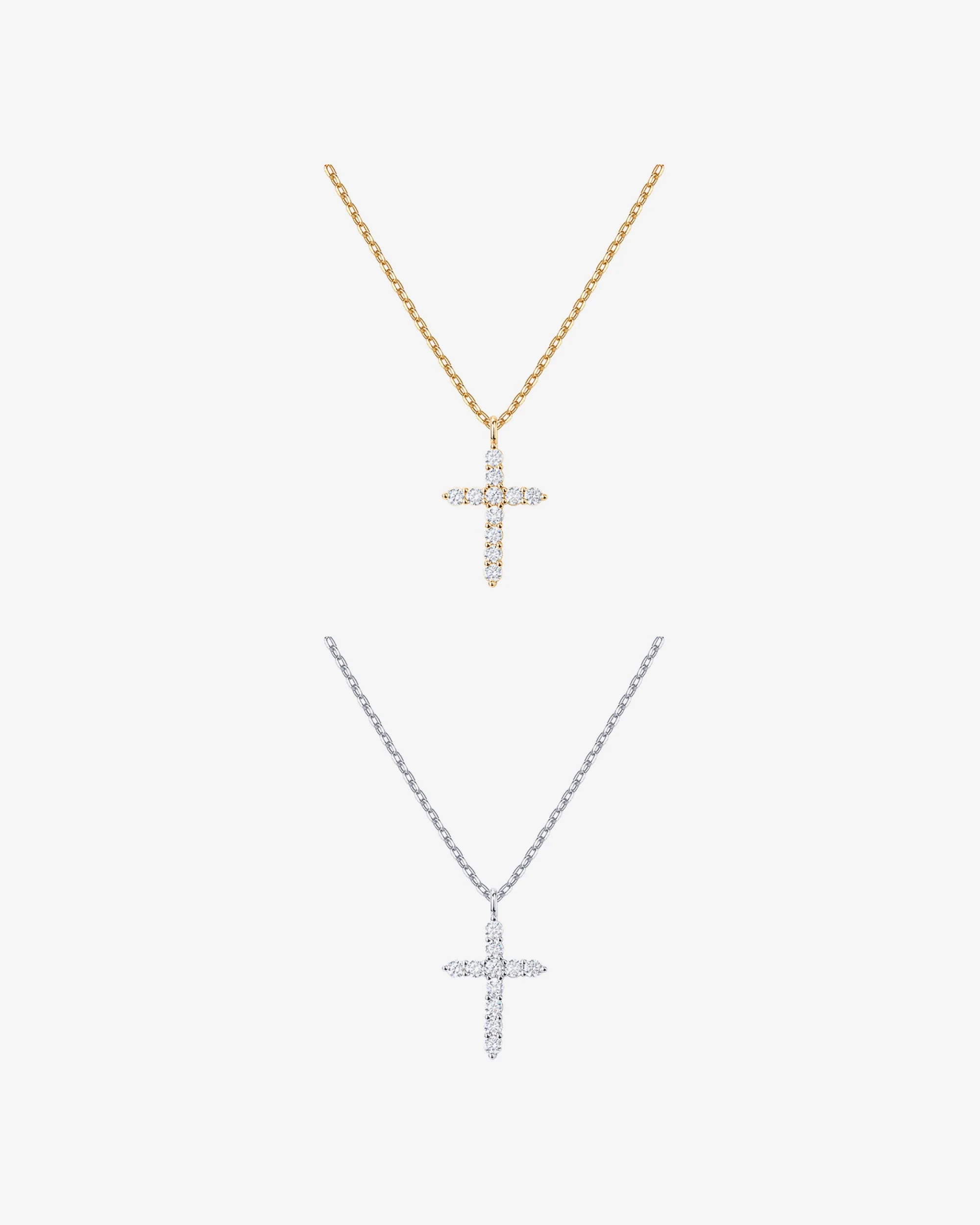 Cubic Zirconia Cross Pendant - Image 13