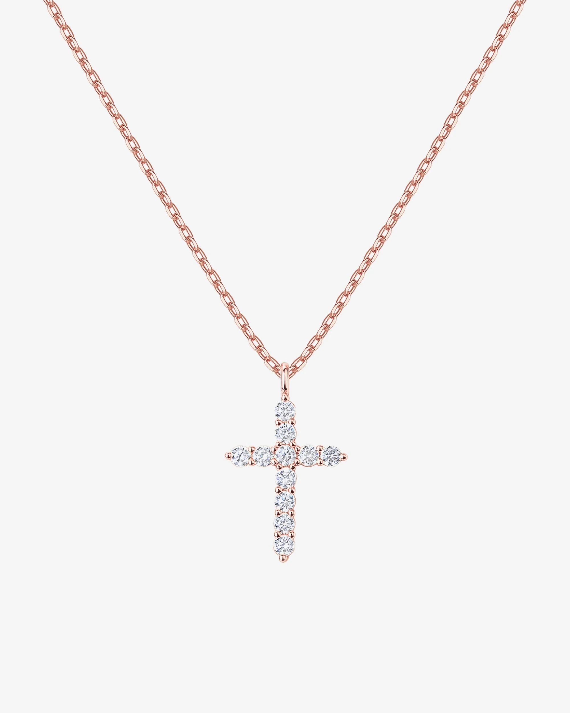 Cubic Zirconia Cross Pendant - Image 5