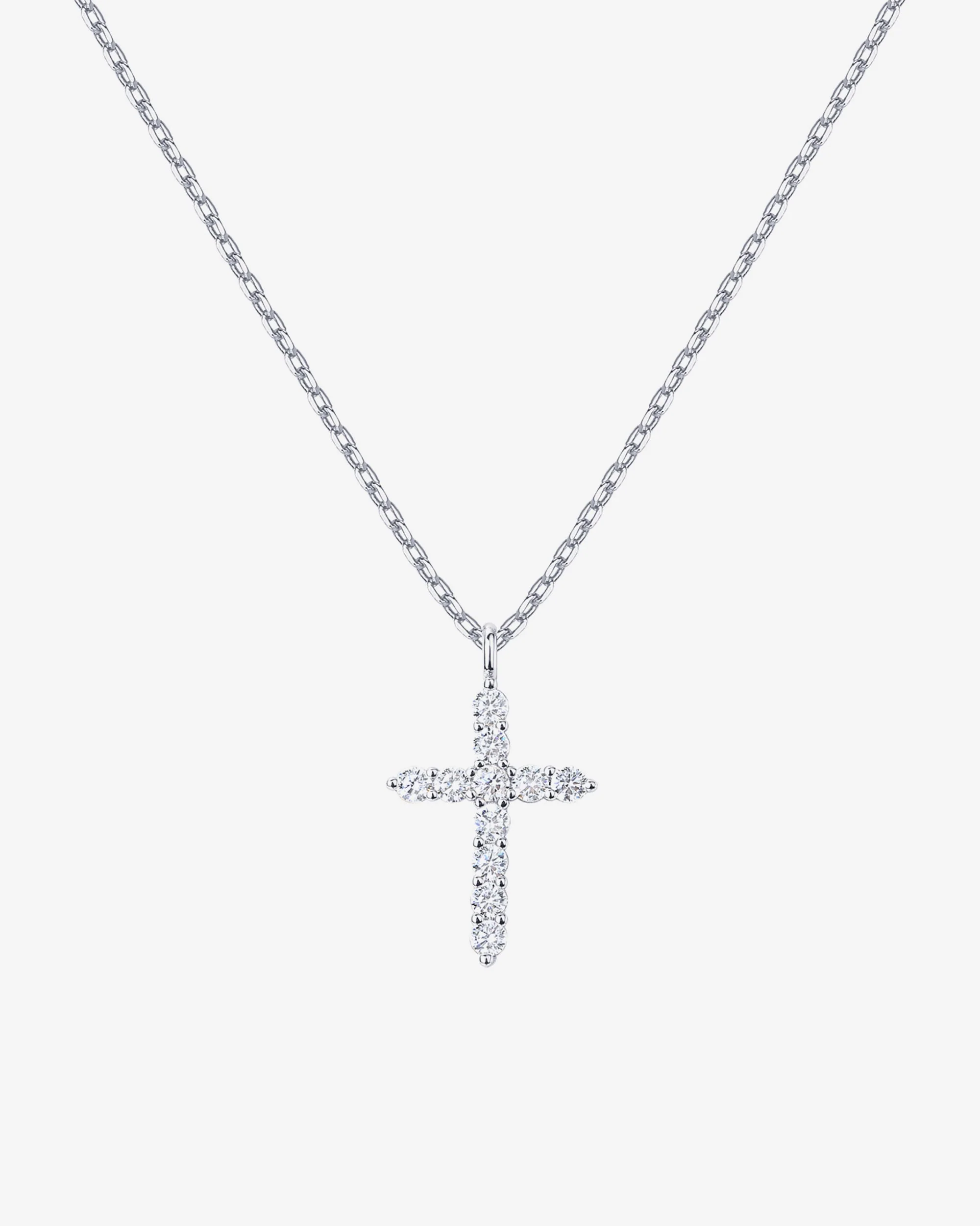 Cubic Zirconia Cross Pendant - Image 9
