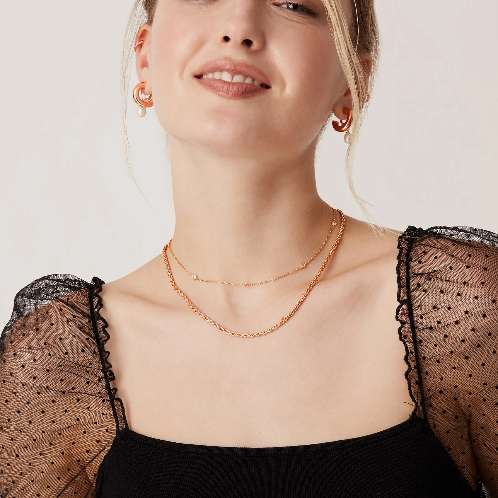 Simulated Diamond Station Necklace - Image 18