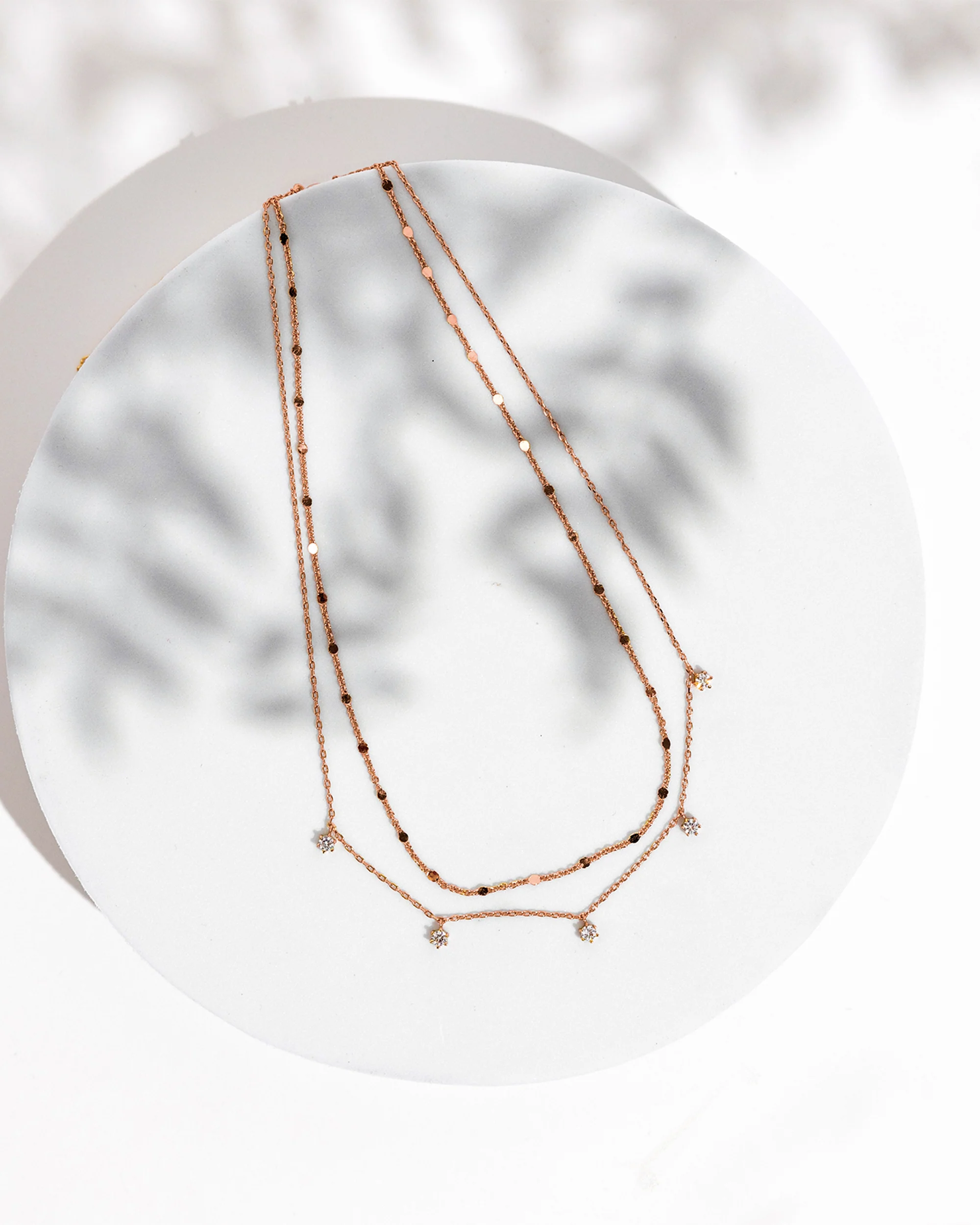 Cubic Zirconia Chain Necklace - Image 6