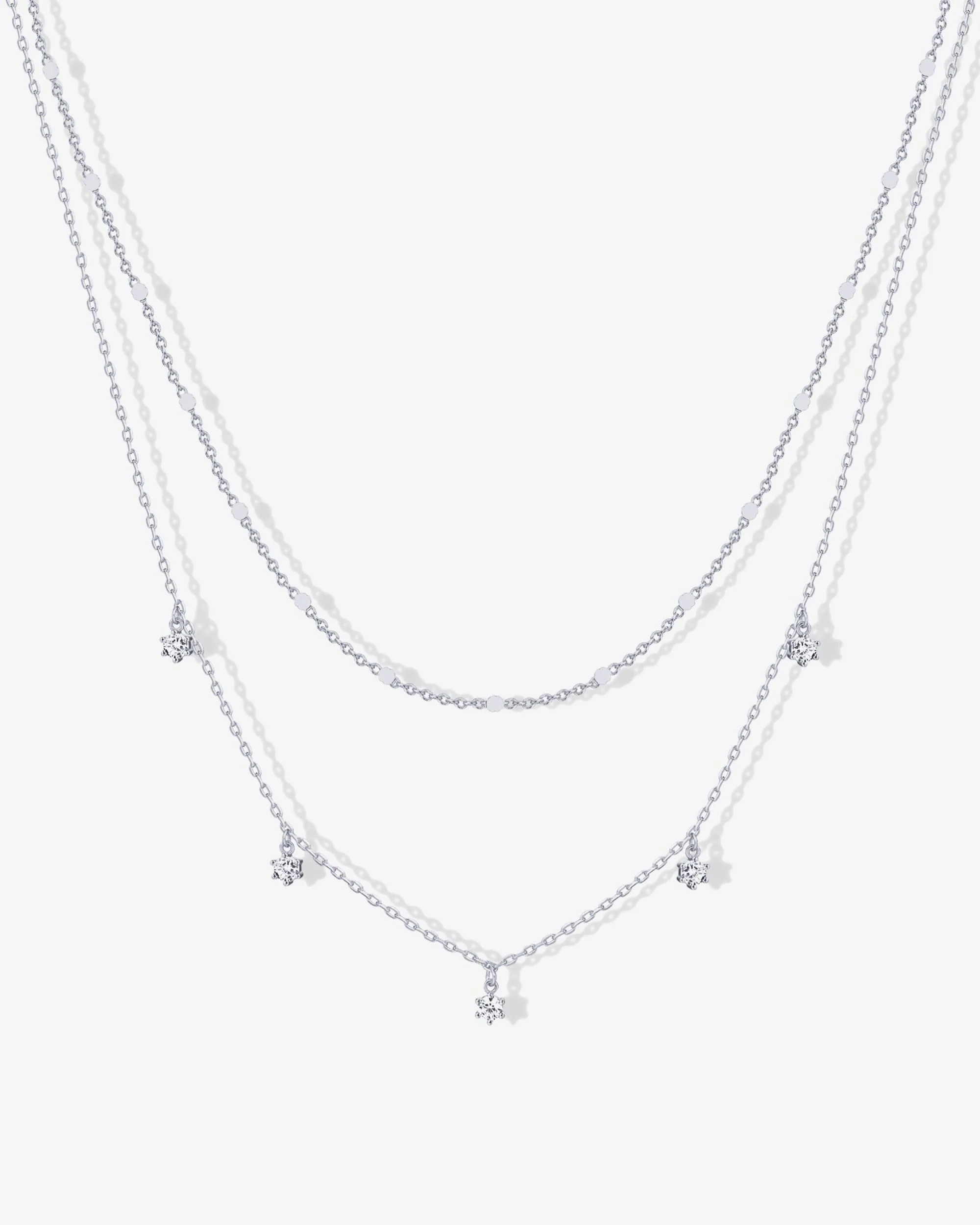 Cubic Zirconia Chain Necklace - Image 7