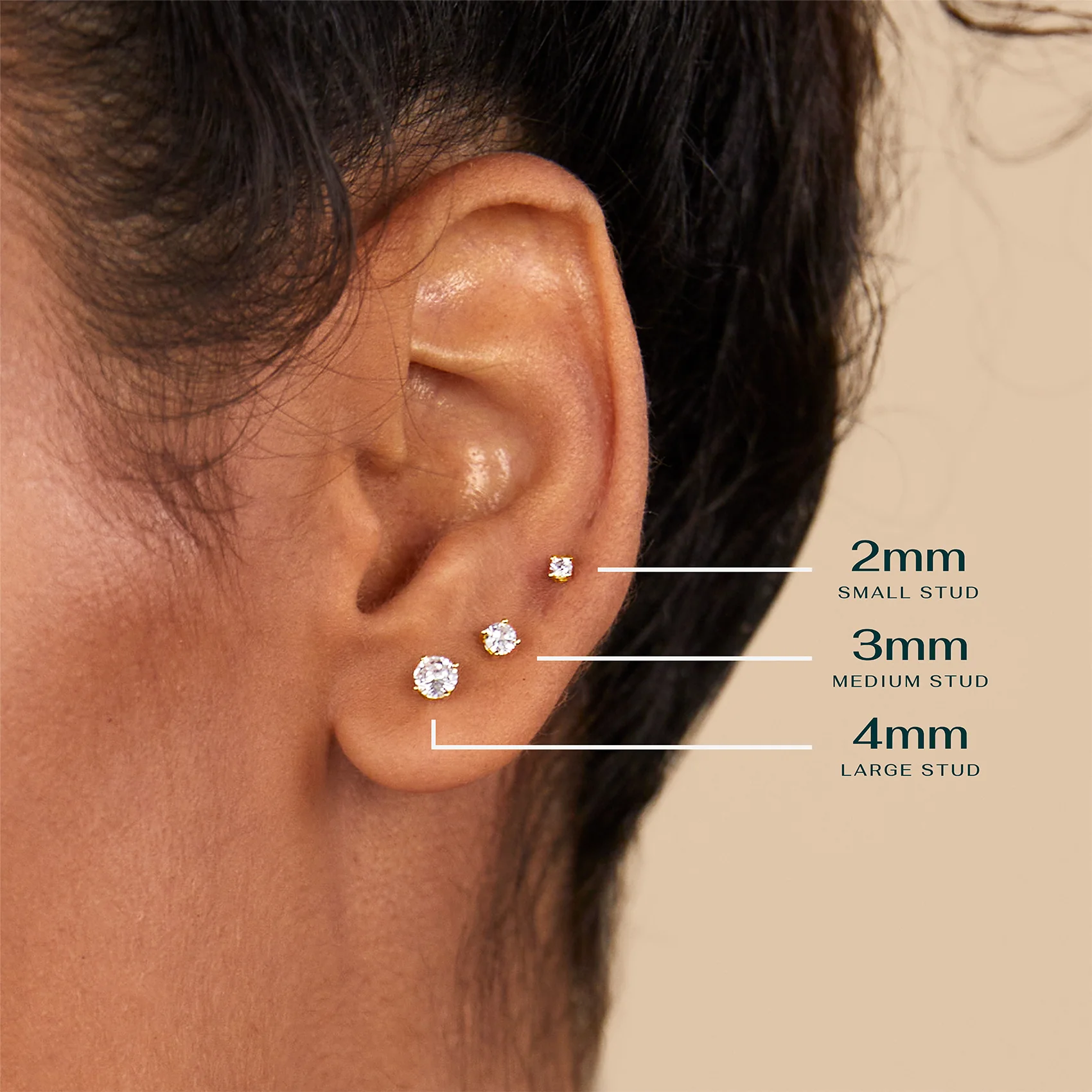 Cubic Zirconia Flat Back Stud Essentials - Image 18