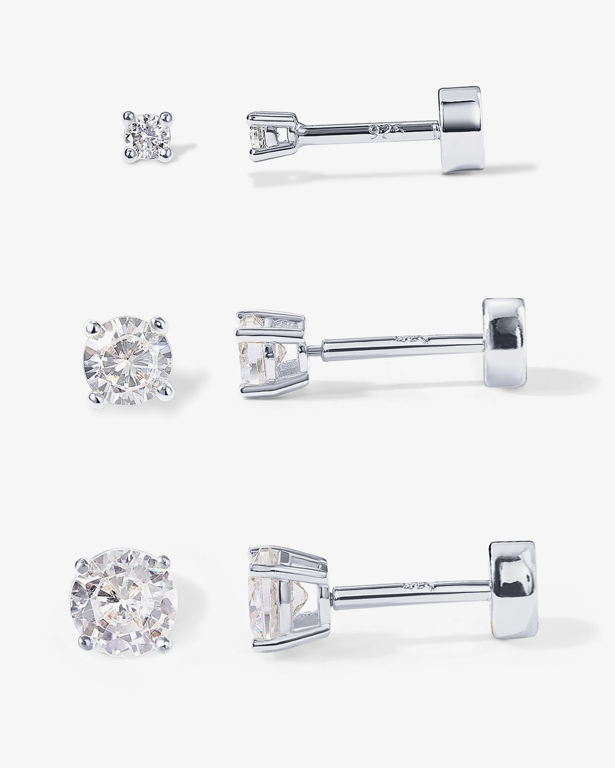 Cubic Zirconia Flat Back Stud Essentials - Image 54