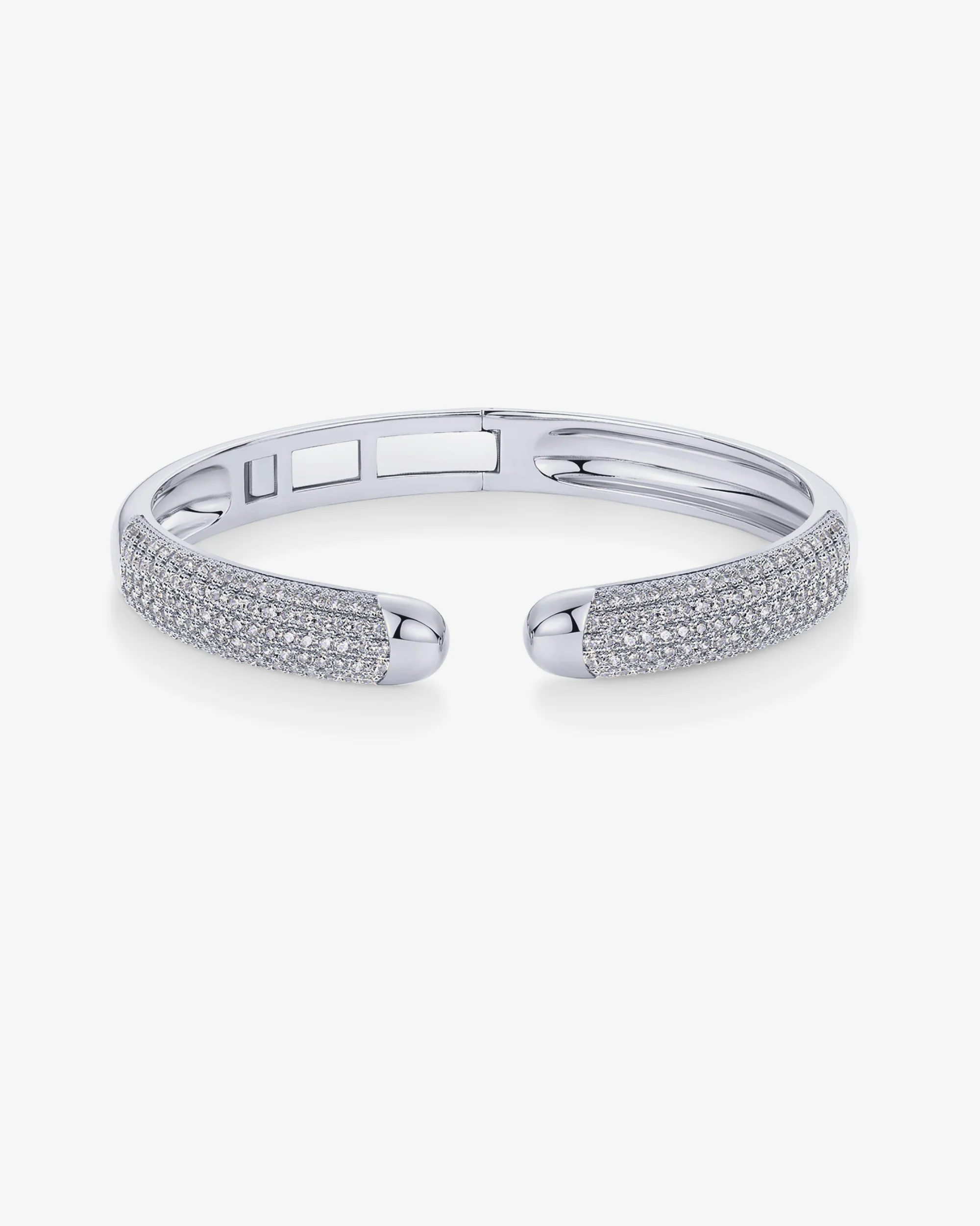 Cubic Zirconia Pave Bangle - Image 7