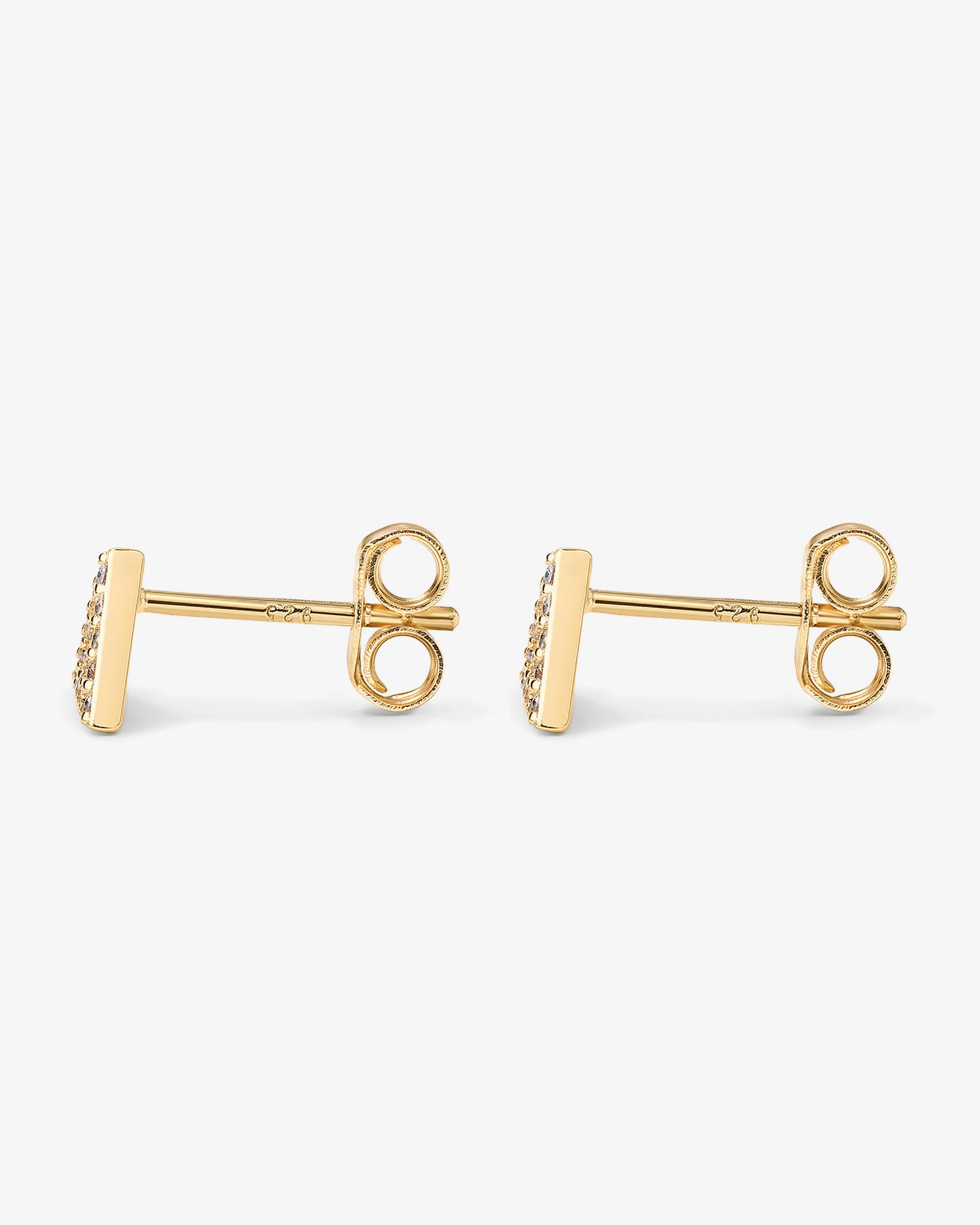 Delta CZ Earrings - Image 5