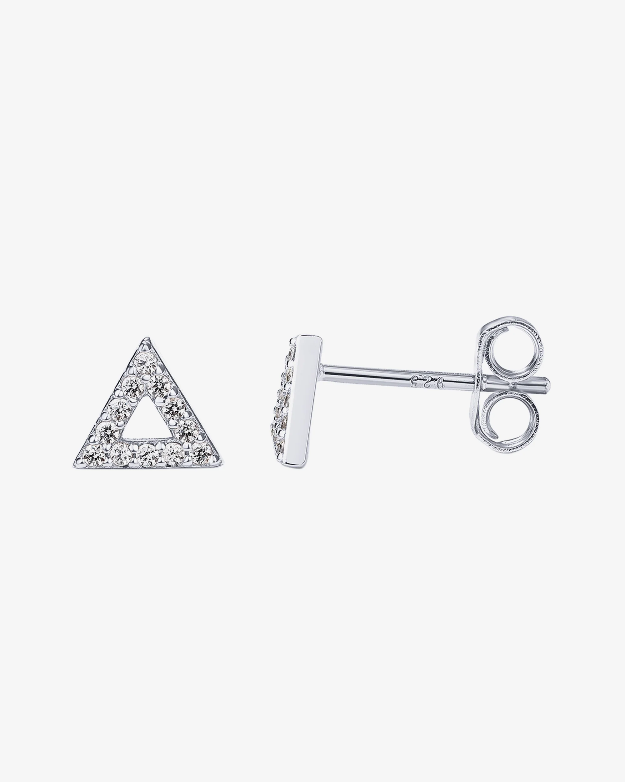 Delta CZ Earrings - Image 7