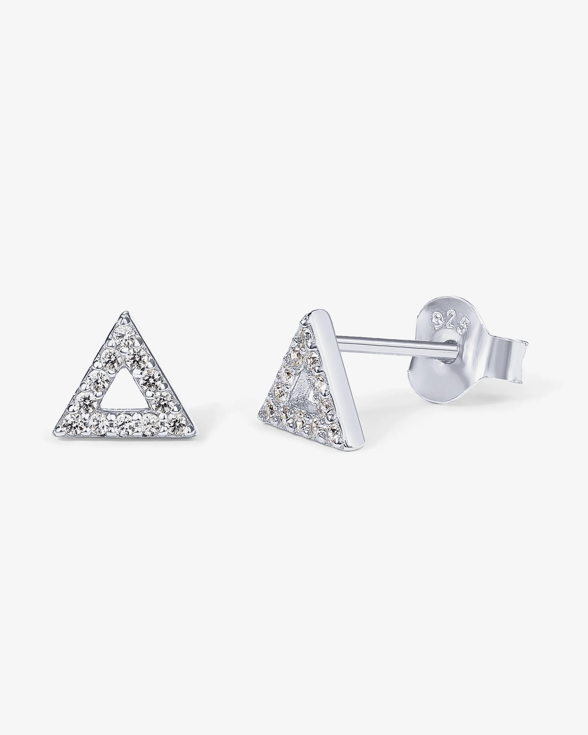 Delta CZ Earrings - Image 9