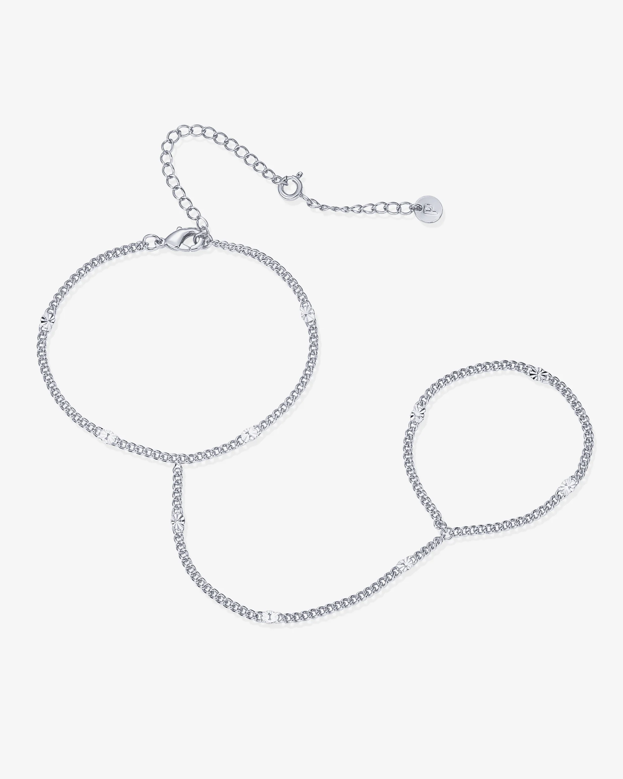 Dainty Beaded Hand Chain - Image 4