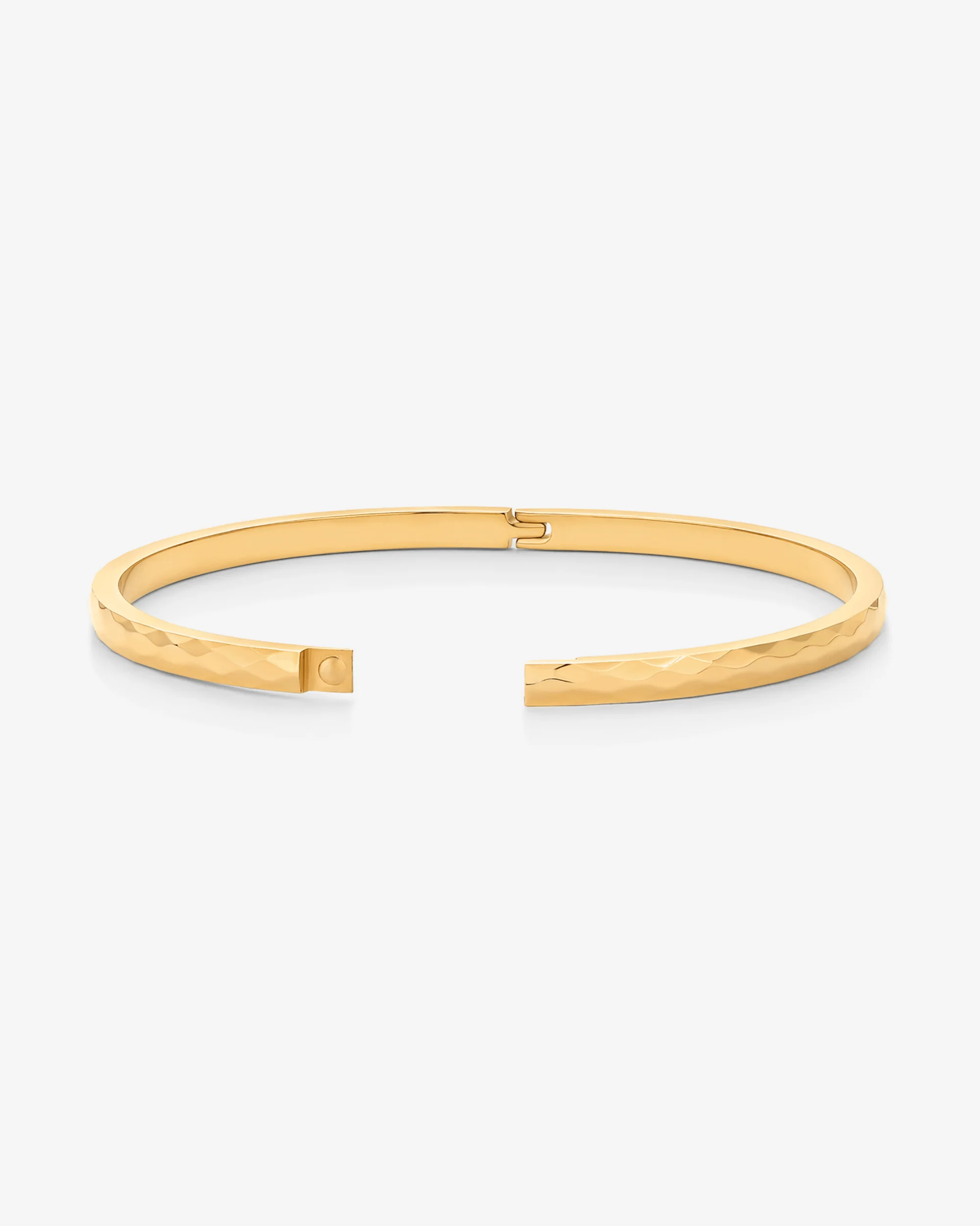 Faceted Bangle Bracelet - Image 3