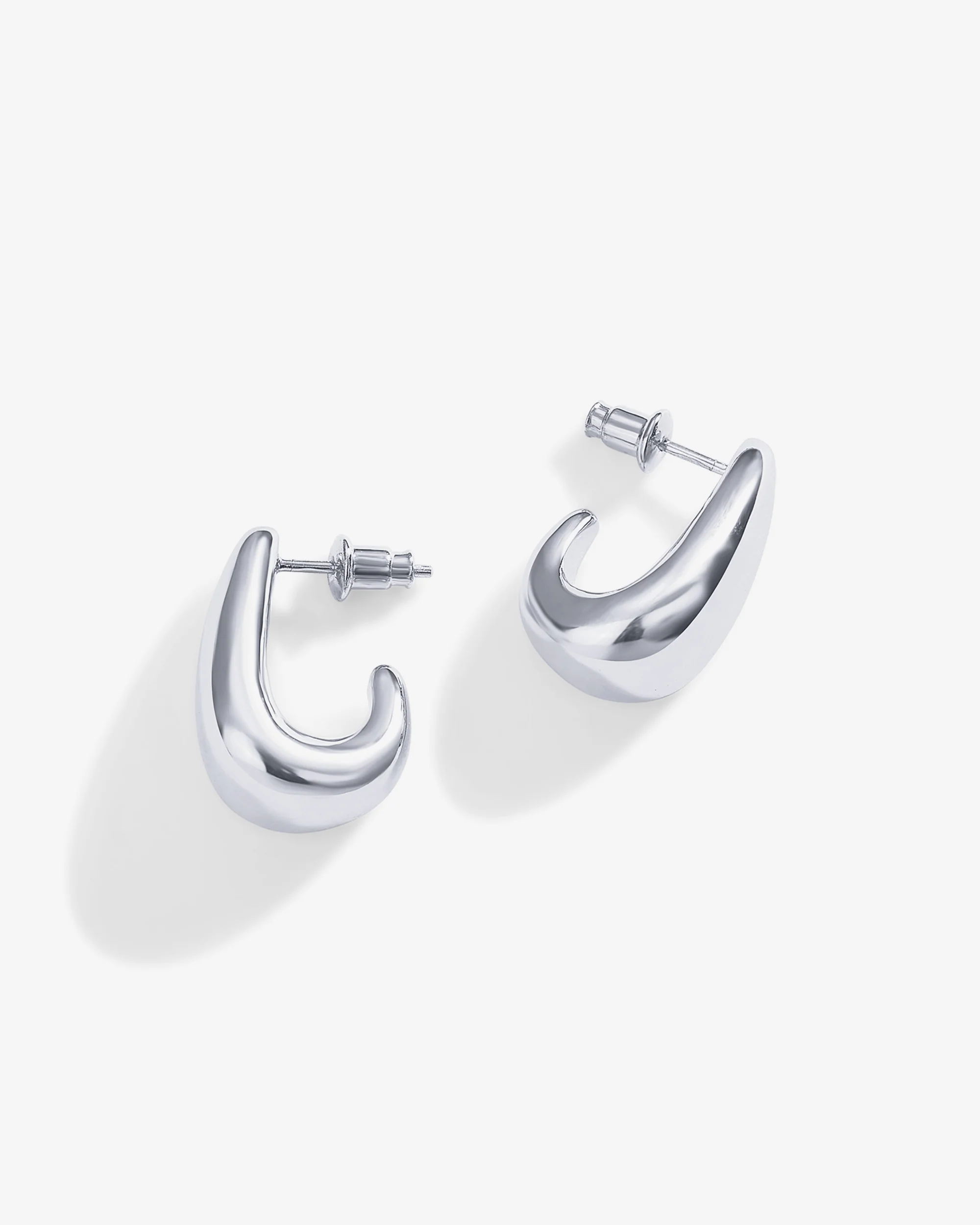 Gaia Chunky Hoop Earrings - Image 10