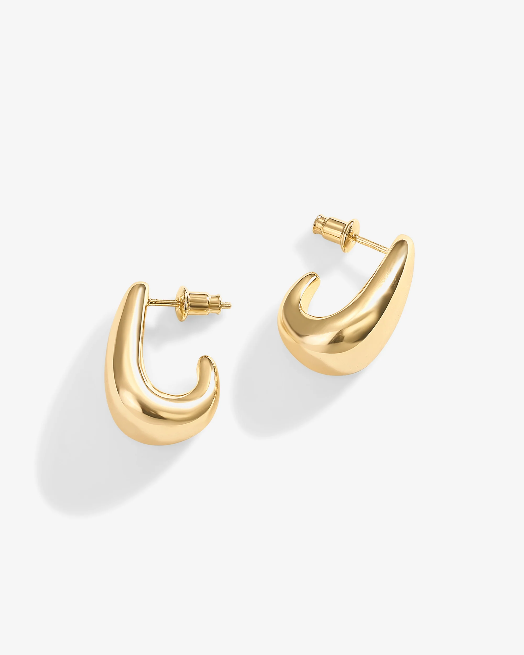 Gaia Chunky Hoop Earrings - Image 4